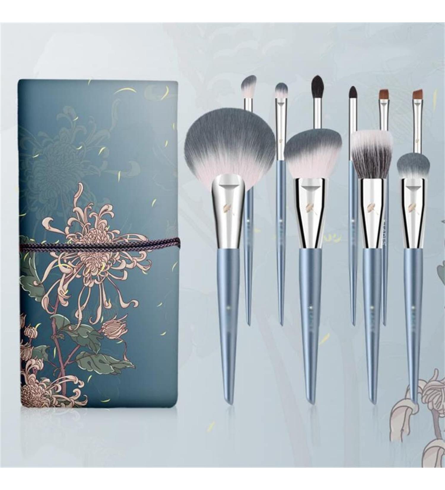 10 Professional Makeup Brush Set | Stipple Brushes | Complete Beauty Tool Kit for Flawless Application - Buy Online on GoSupps.com