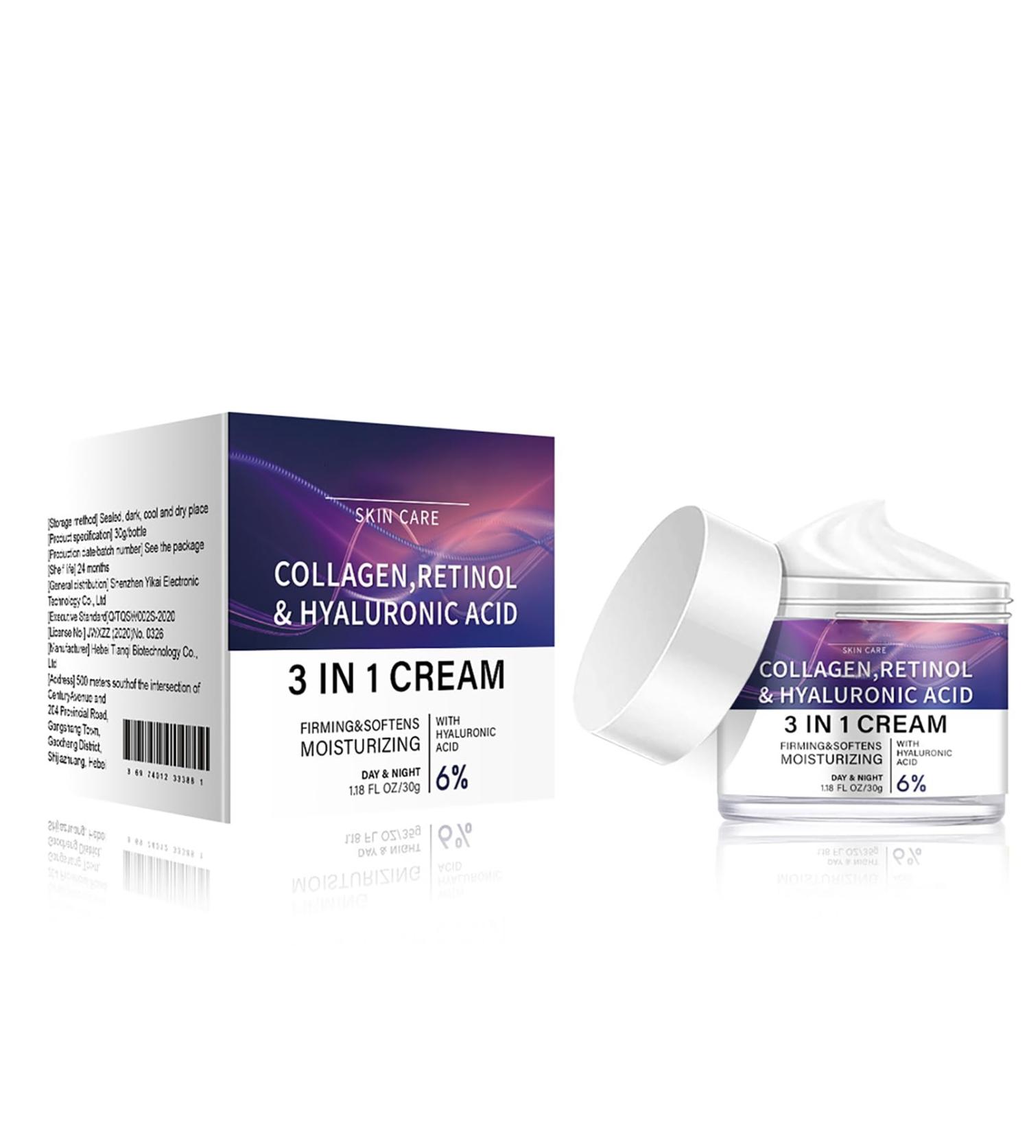 OKAQEE Retinol Collagen Hyaluronic Acid Cream