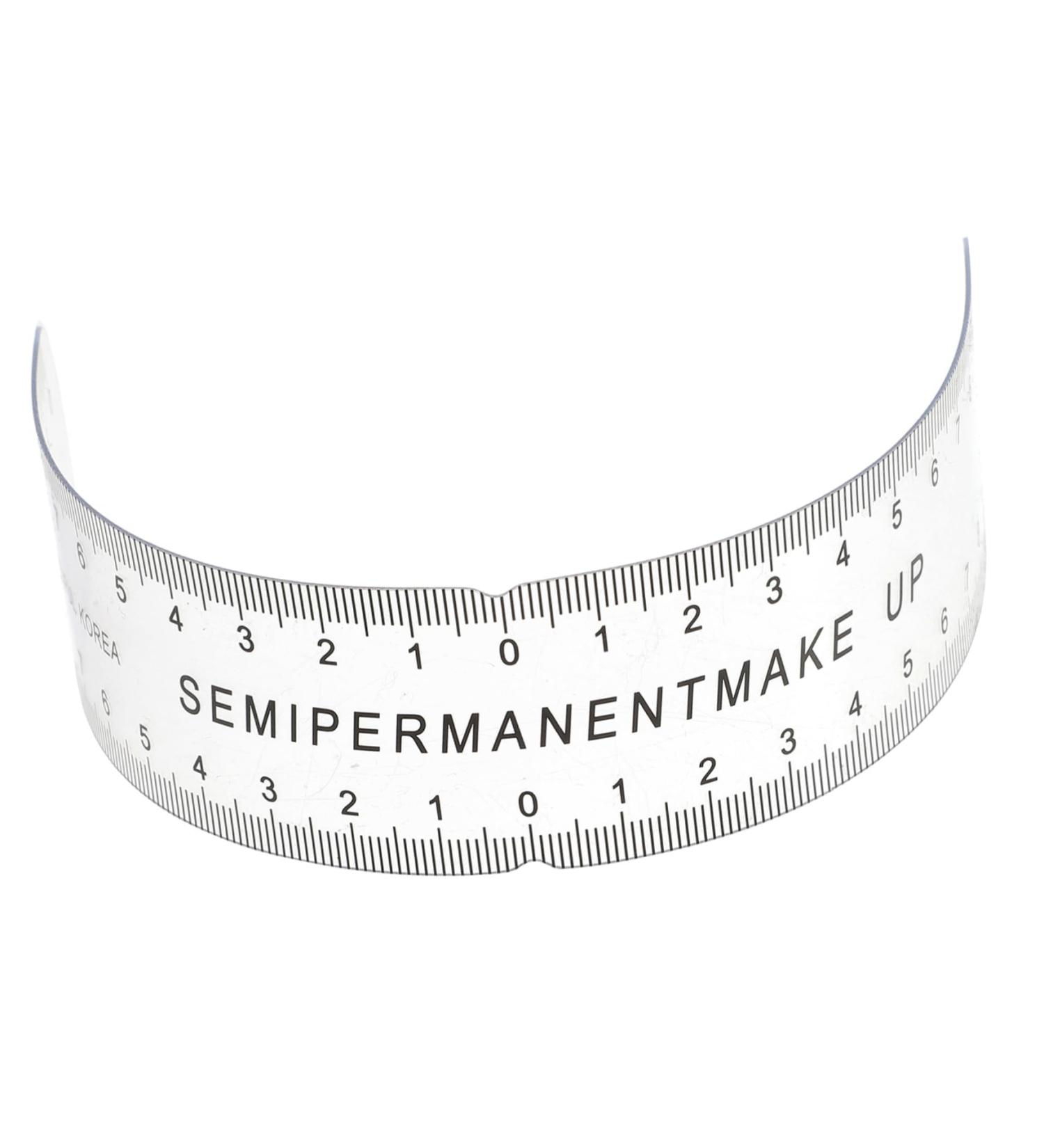 Beavorty 1pc Portable Eyebrow Ruler Eyebrow Stamp Protractor Femme Eye Brow Stencil Kit Flexible Embroidery - Buy Online on GoSupps.com