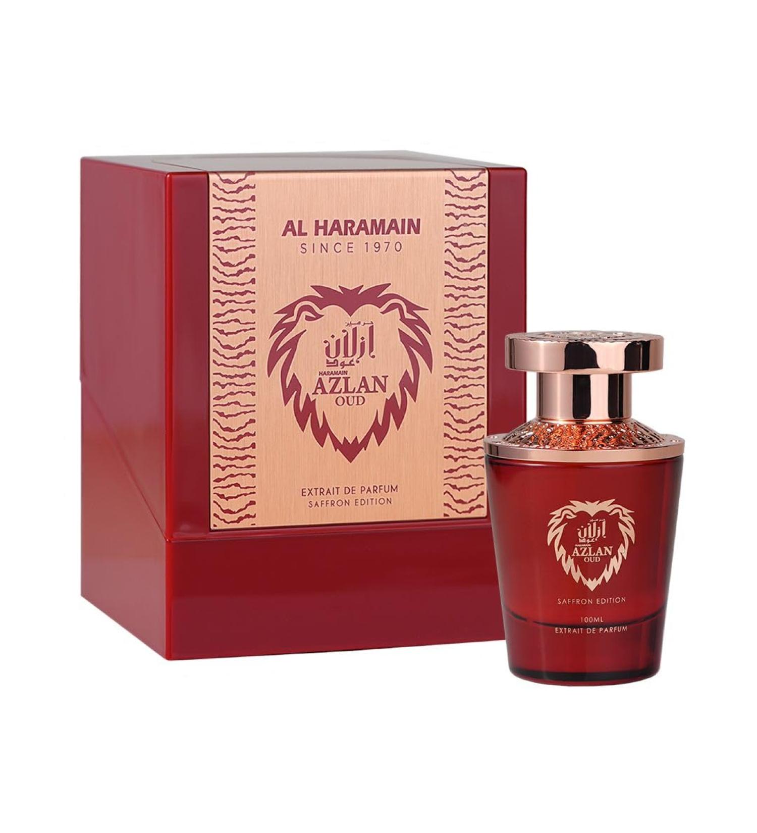 Al Haramain Azlan Oud Saffron Edition Extrait De Parfum Spray for Unisex 3.33 Ounce - Buy Online on GoSupps.com