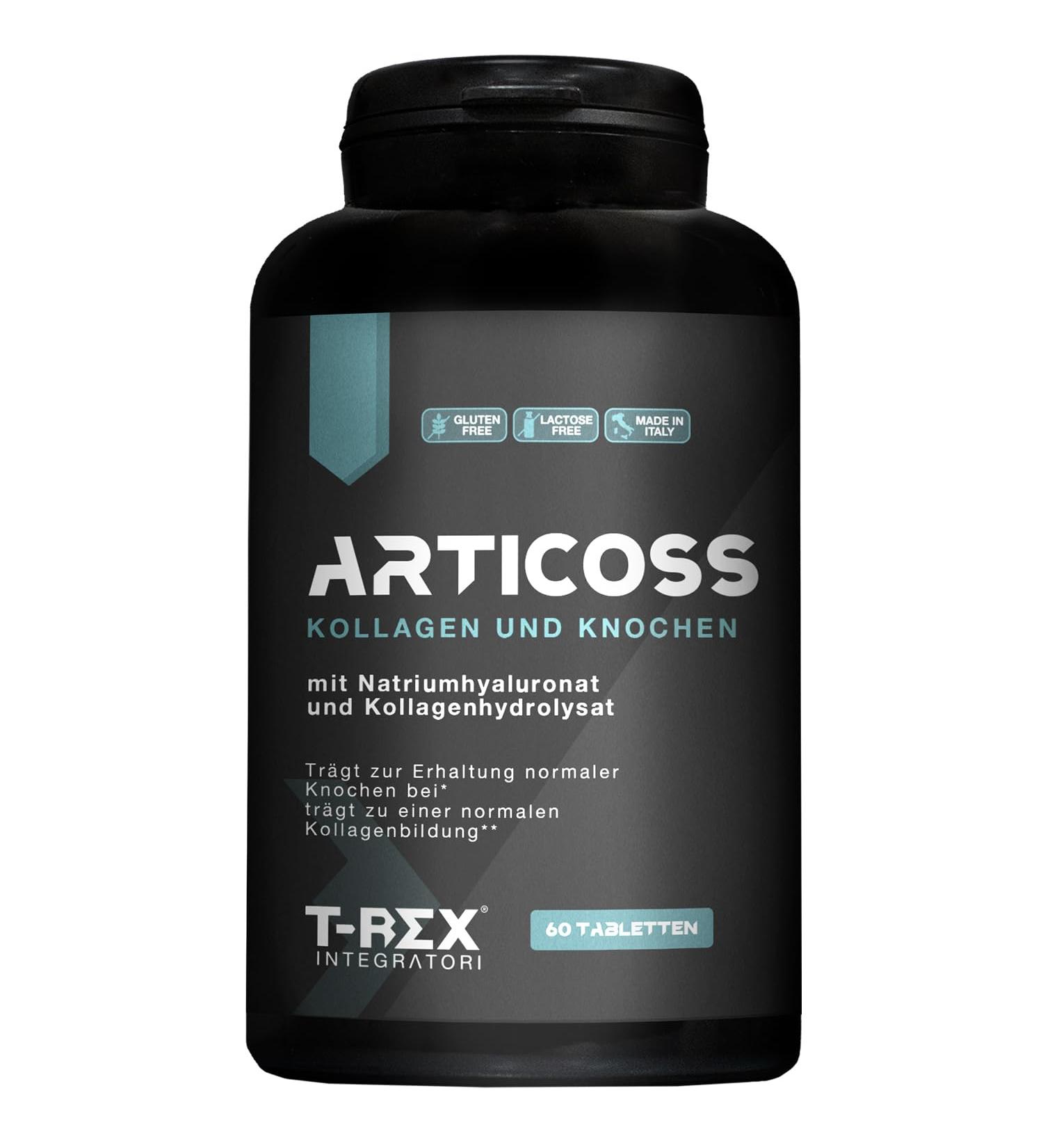 Glucosamine Chondroitin High-Dose Supplement for Joints Bones & Cartilage | Articoss with Collagen MSM Hyaluronic Acid & Devil Claw - 60 Tablets - Buy Online on GoSupps.com