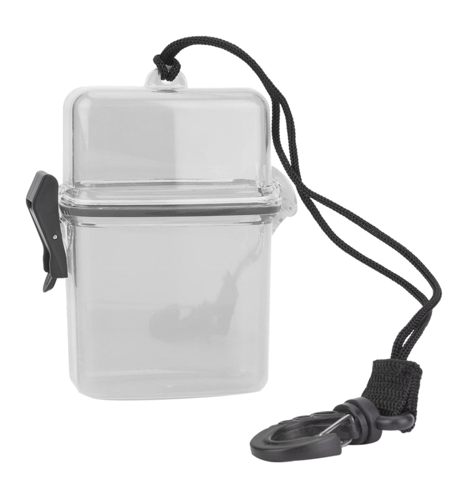 Keenso Diving Seal Box - Waterproof Plastic Dry Box for Underwater Diving - Transparent with Rope Hook - Gray - Buy Online on GoSupps.com