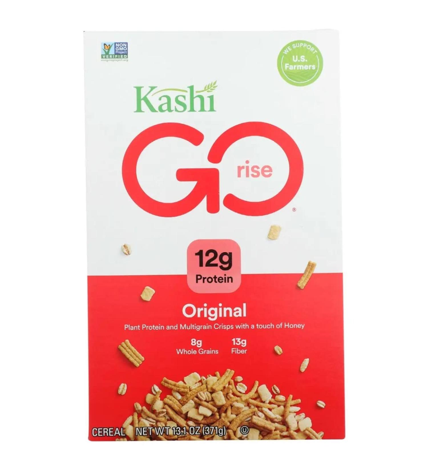 Kashi GoLean Cereal Original - 13.1 oz | High Protein & Fiber Breakfast Option - Buy Online on GoSupps.com