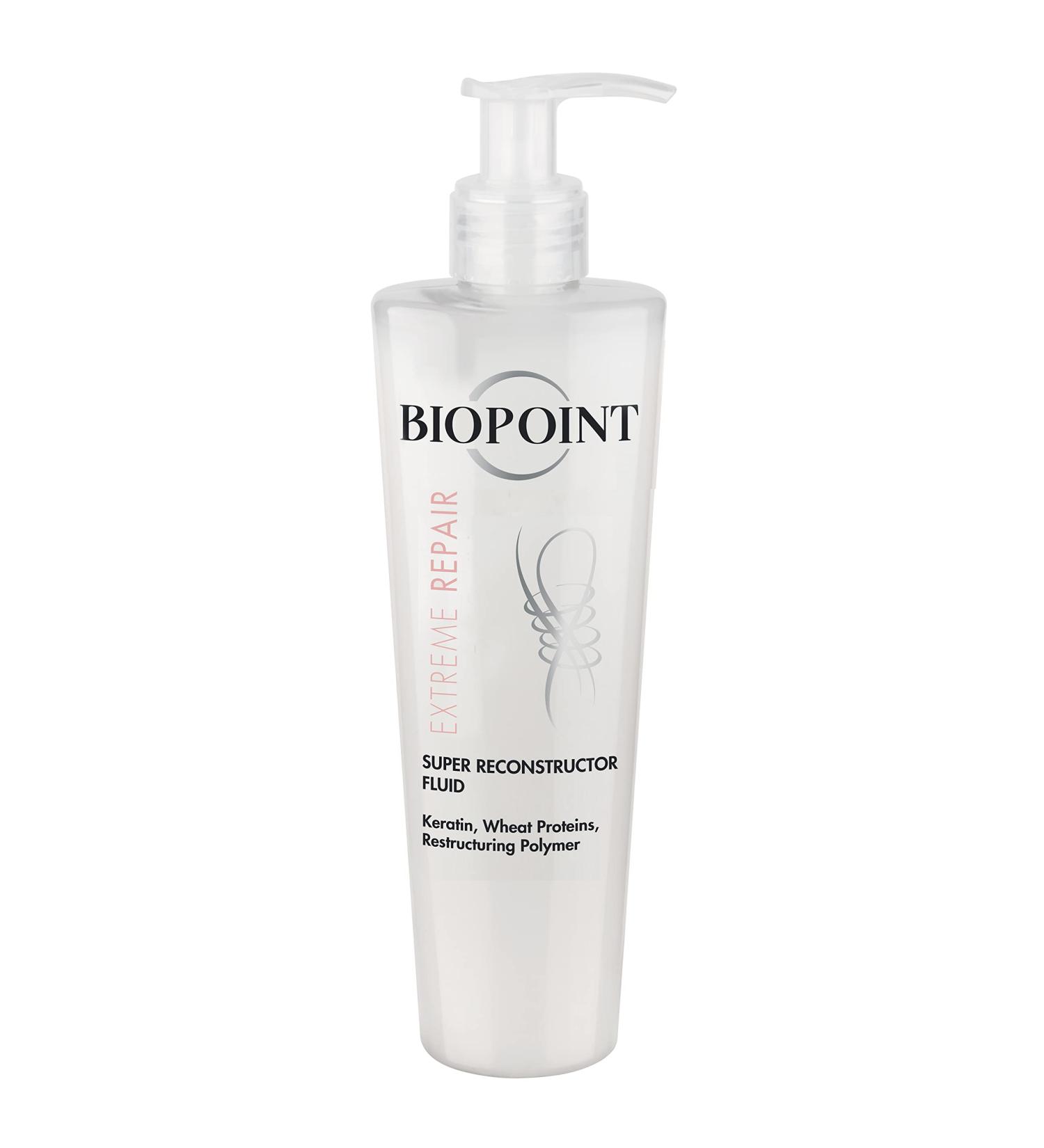 Biopoint Extreme Repair Super Reconstructive Hair Fluid with Keratin Pre-Shampoo Nourishing and Fortifying Action Promotes the Reconstruction of Hair Fiber 200 ml - Buy Online on GoSupps.com