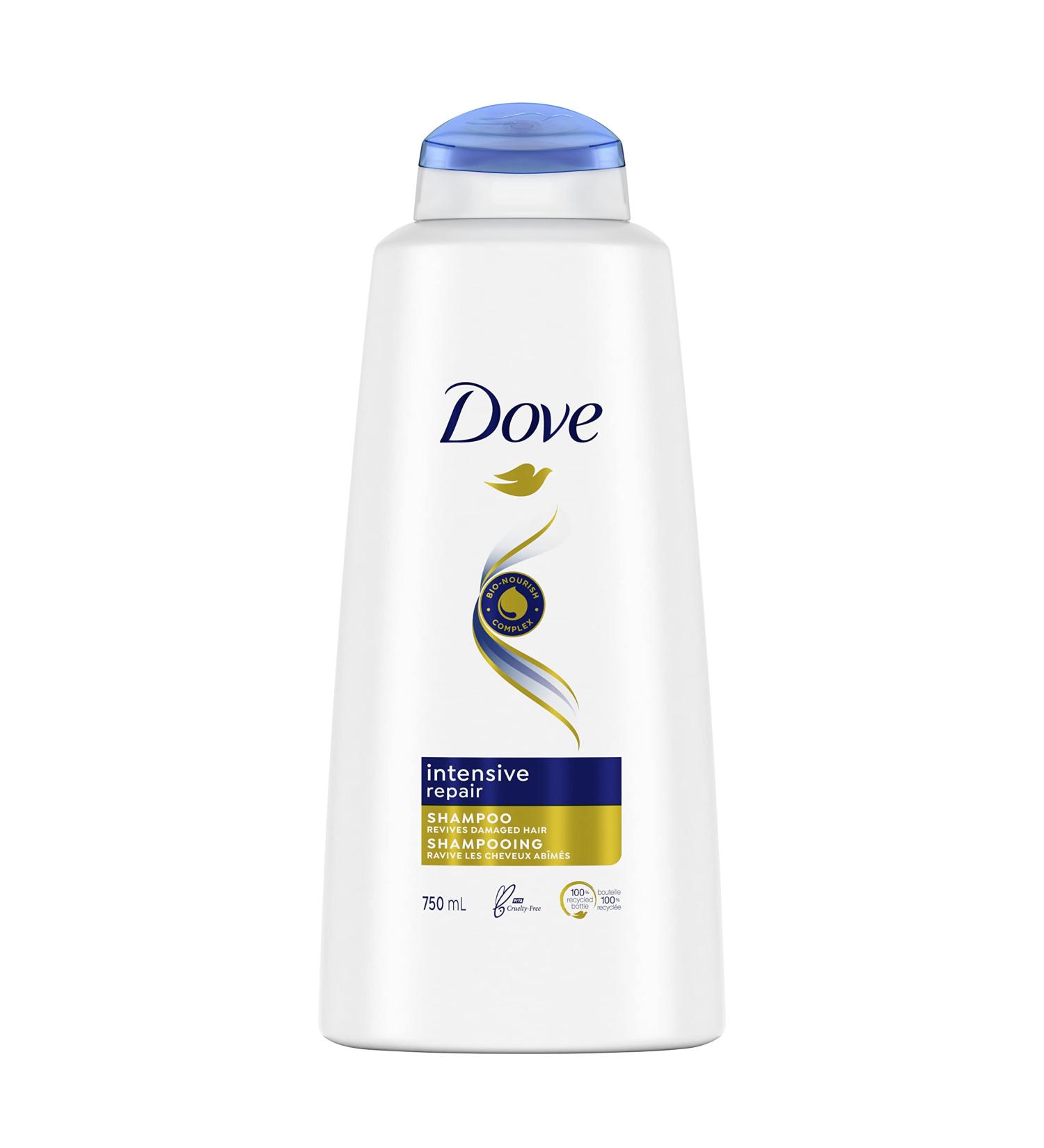 Dove Intensive Repair Shampoo with Bio-Nourish Complex revives damaged hair 750 ml 1 count (Pack of 1) Intensive Repair Shampoo - Buy Online on GoSupps.com