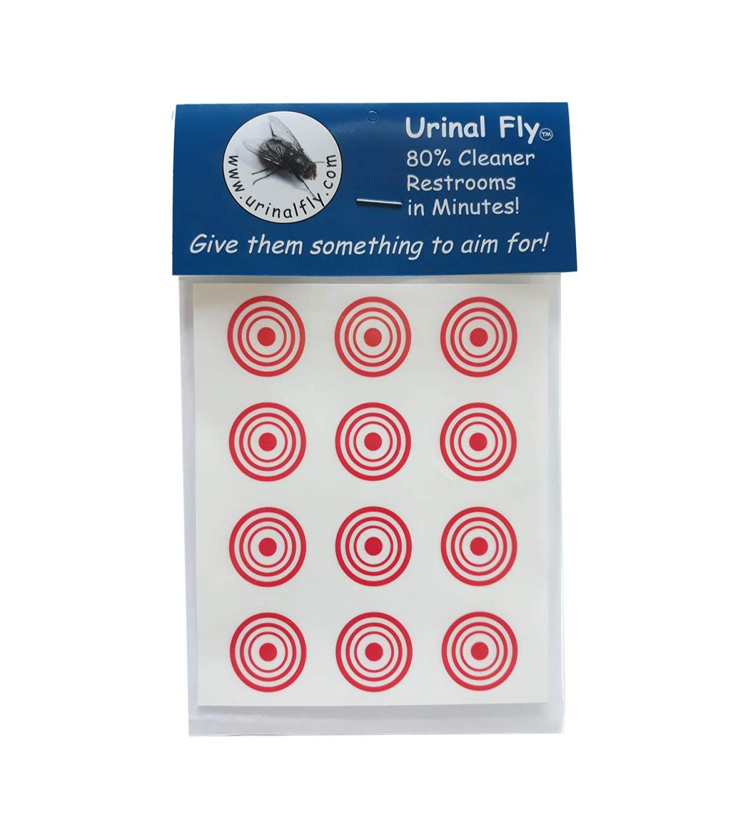 Toilet Stickers 12 Pack - Red Bullseye Target for 80% Cleaner Bathrooms in Minutes - Easy Bathroom Cleaning Solutions - Buy Online on GoSupps.com