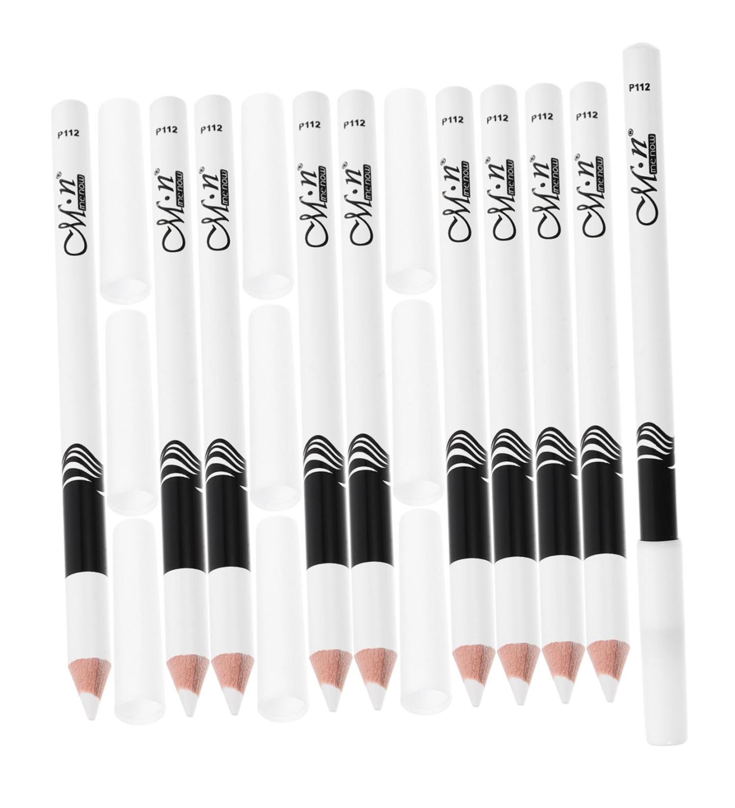 POPETPOP 20 Pcs Lying Silkworm Eyeliner Highlighter White Eye Liner Makeup Eyeliners Drawing Pencil Girl Eyes 1 count (Pack of 1) Whitex2pcs - Buy Online on GoSupps.com