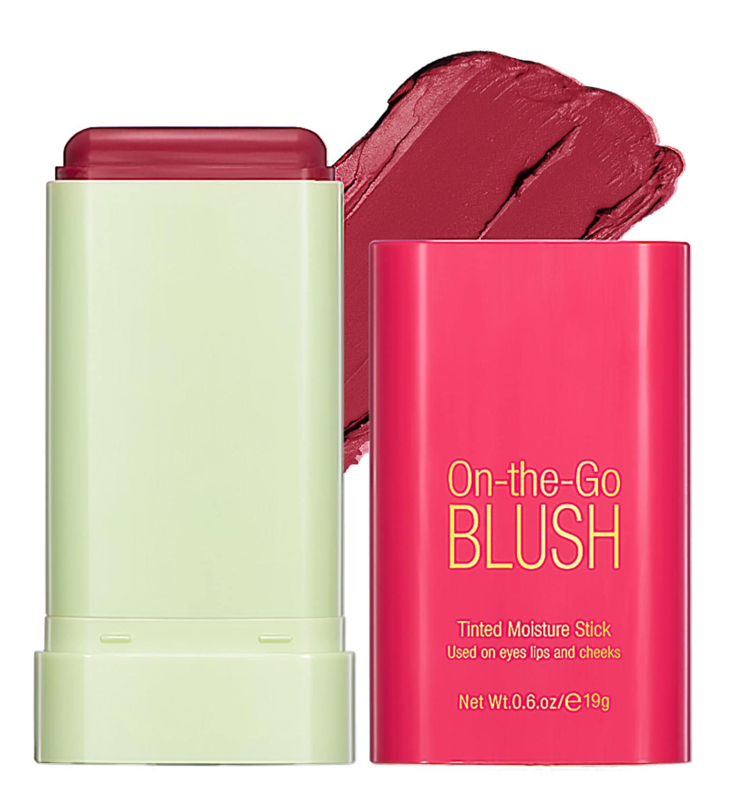 Tongyend 3-in-1 Cream Blush Stick for Lip, Cheek, Eye in Red | Waterproof & Lightweight Formula | Moisturizing & Buildable | 46g - Buy Online on GoSupps.com