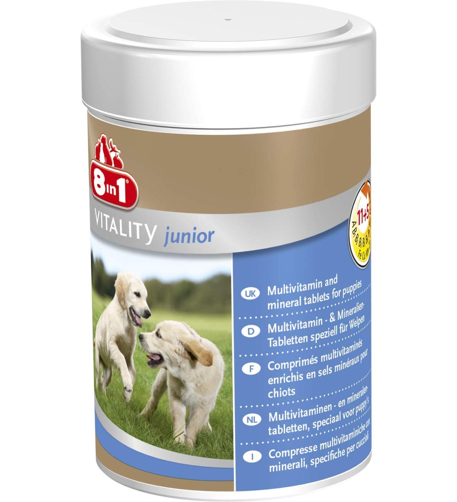 8in1 Multivitamin Tablets for Puppies - Essential Nutritional Supplement (100 Tablets) - Boost Your Puppy s Health & Growth - Buy Online on GoSupps.com