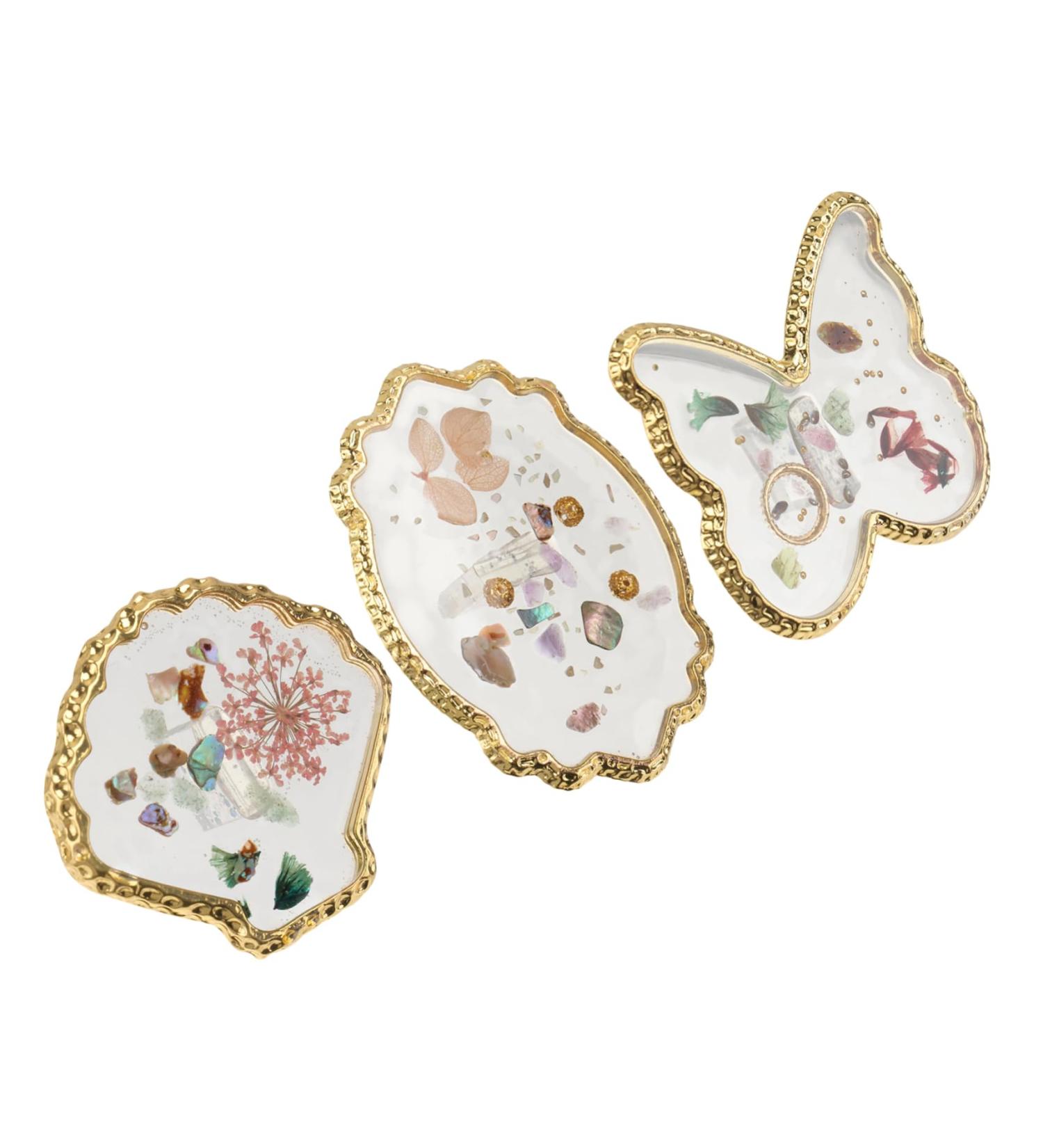 Healeved Nail Board Manicure Mixing 3 Piece Nail Display Plate For Nail Art Blending Display - Buy Online on GoSupps.com