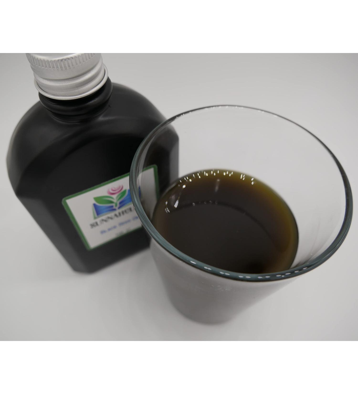 SunnahCure Organic Black Seed Oil 200 ml Cold Pressed No Additives No preservatives 100% Pure Nigella Sativa Black Cumin Seed Oil Strong Taste Non-GMO - Handmade by us Made in the UK