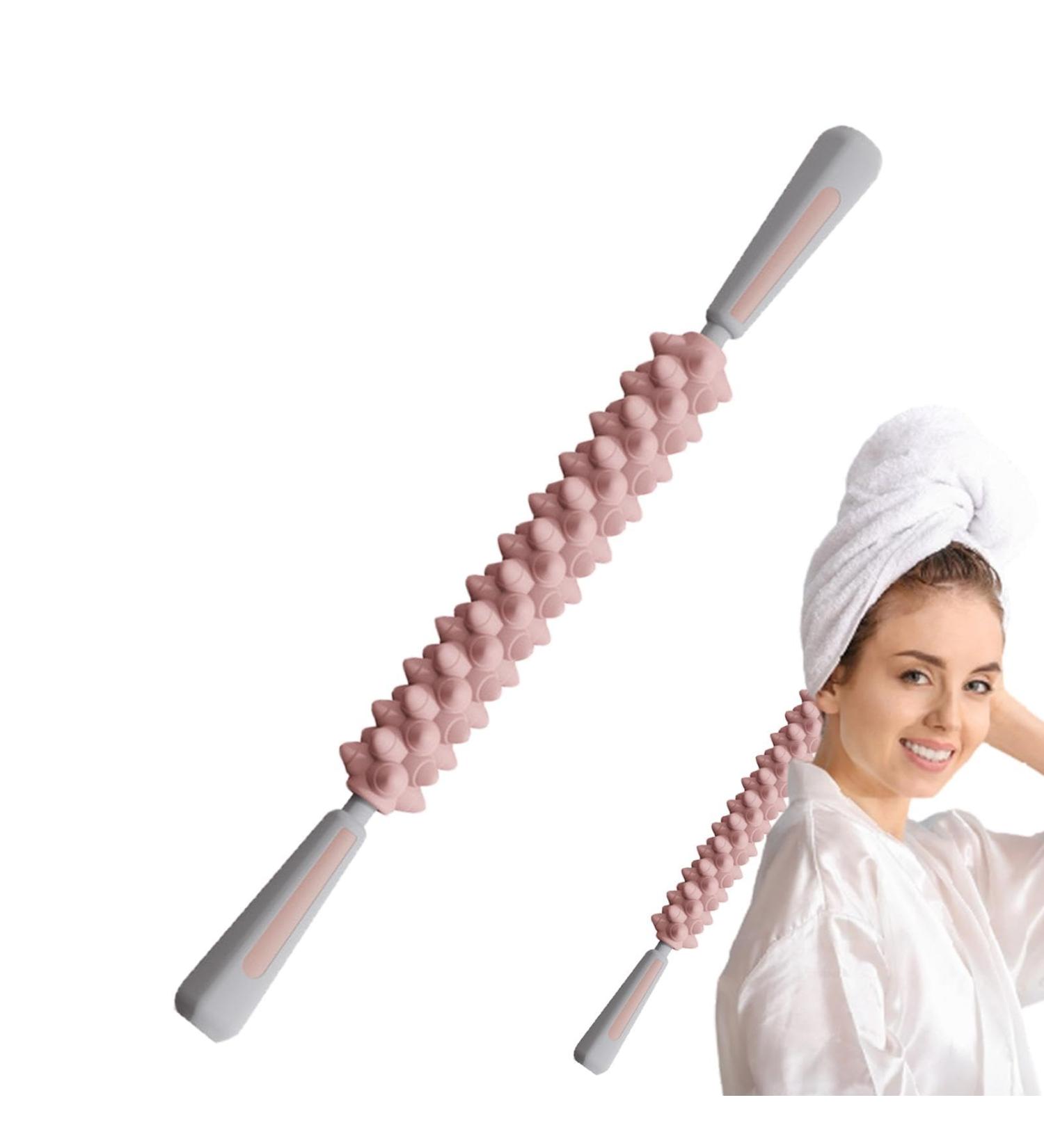 Muscle Roller Stick - Body Massage Device for Athletes Sports Lovers & Relaxation | Portable Hand Massager for Women - Perfect for Travel & Home - Buy Online on GoSupps.com