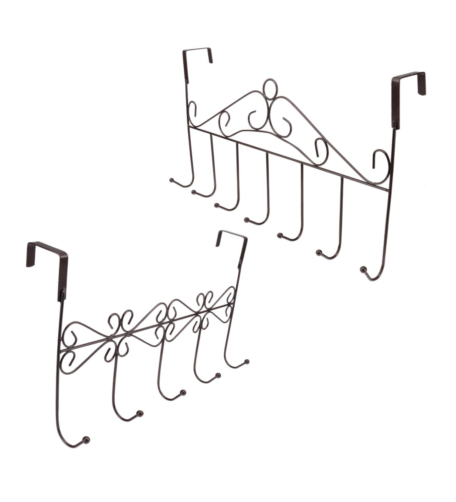 Alipis 2pcs Door Hook Wall Mounted Clothes Hanger Door Coat Hanger Punching Hanger Kitchen Door Drawer - Buy Online on GoSupps.com