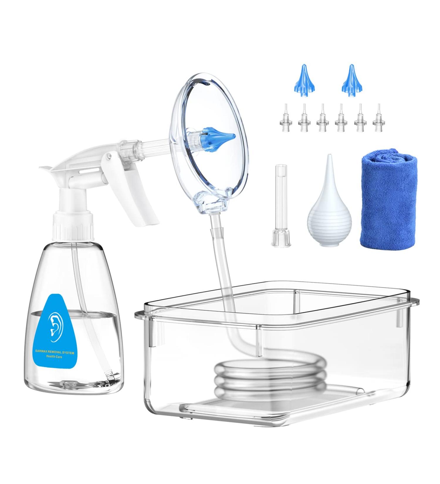 Ear Wax Removal Kit with Innovative Ear Muff & Syringes - Safe & Effective Ear Cleaning for the Whole Family - Buy Online on GoSupps.com