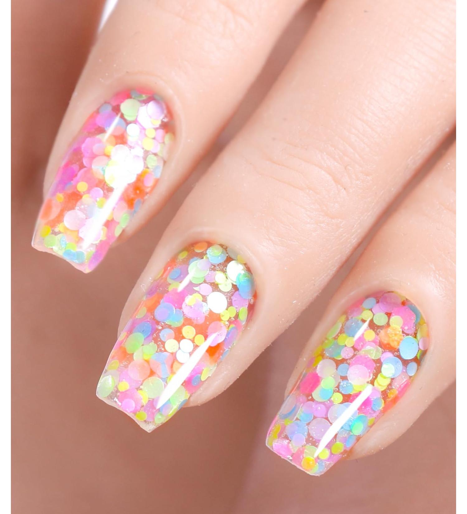 Major Dijit Jelly Nail Polish - Summer Glitter Vegan & Cruelty-Free 0.46 Fl Oz (14ML) - International Shipping Available - Buy Online on GoSupps.com
