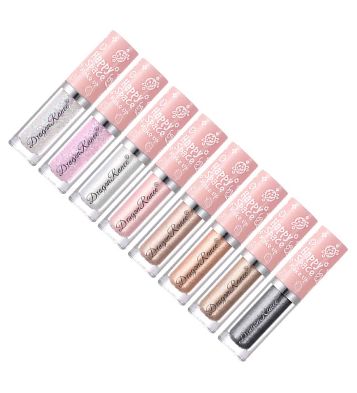 Didiseaon 8pcs Metallic Eye Shadow Palette - Pigmented Glitter Makeup Accessories for Stunning Eye Looks | International Shipping Available - Buy Online on GoSupps.com