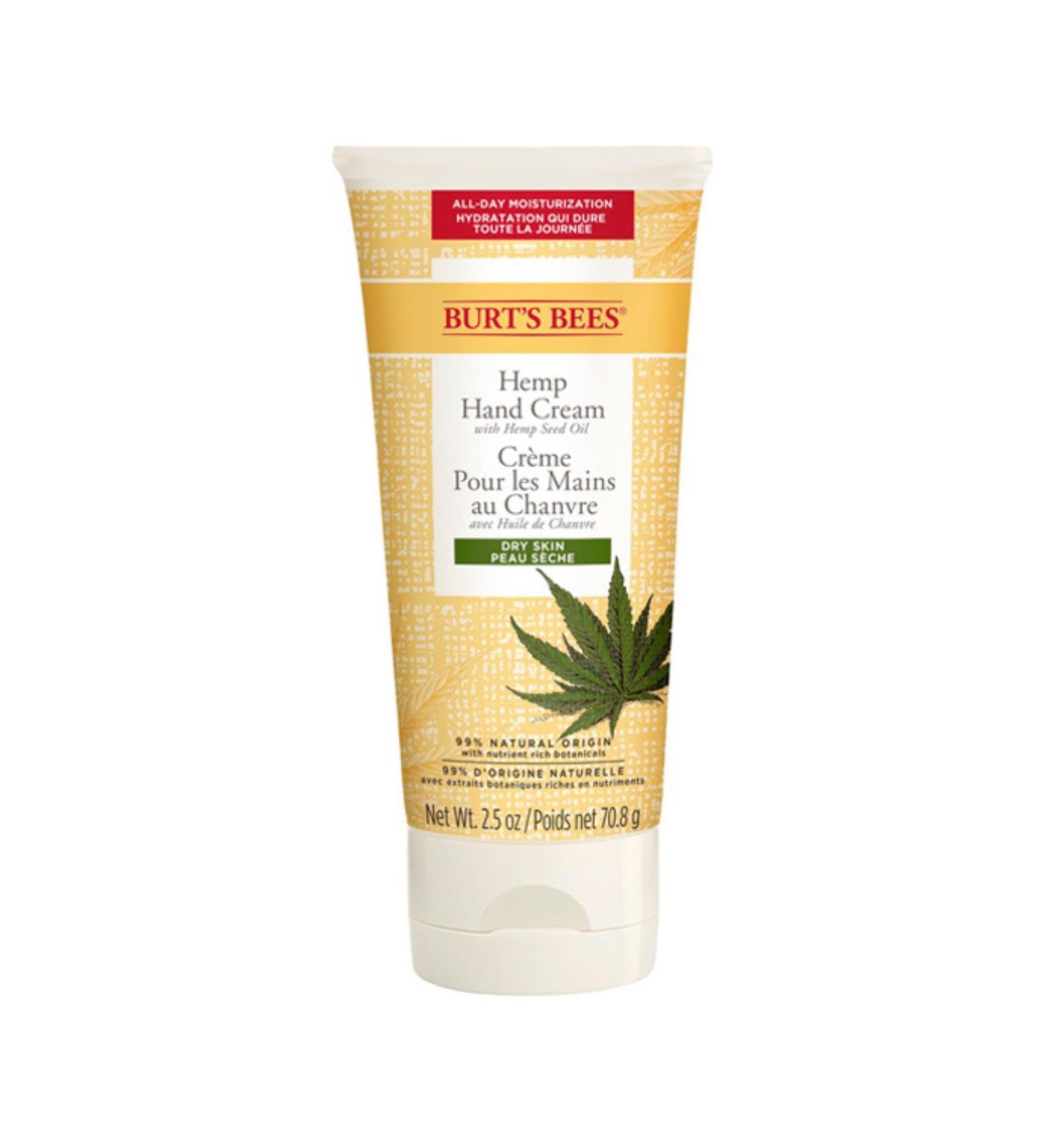 Burt's Bees Hemp Hand Cream with Hemp Seed Oil 70 ml - Moisturizing Solution for Dry Skin - Buy Online on GoSupps.com