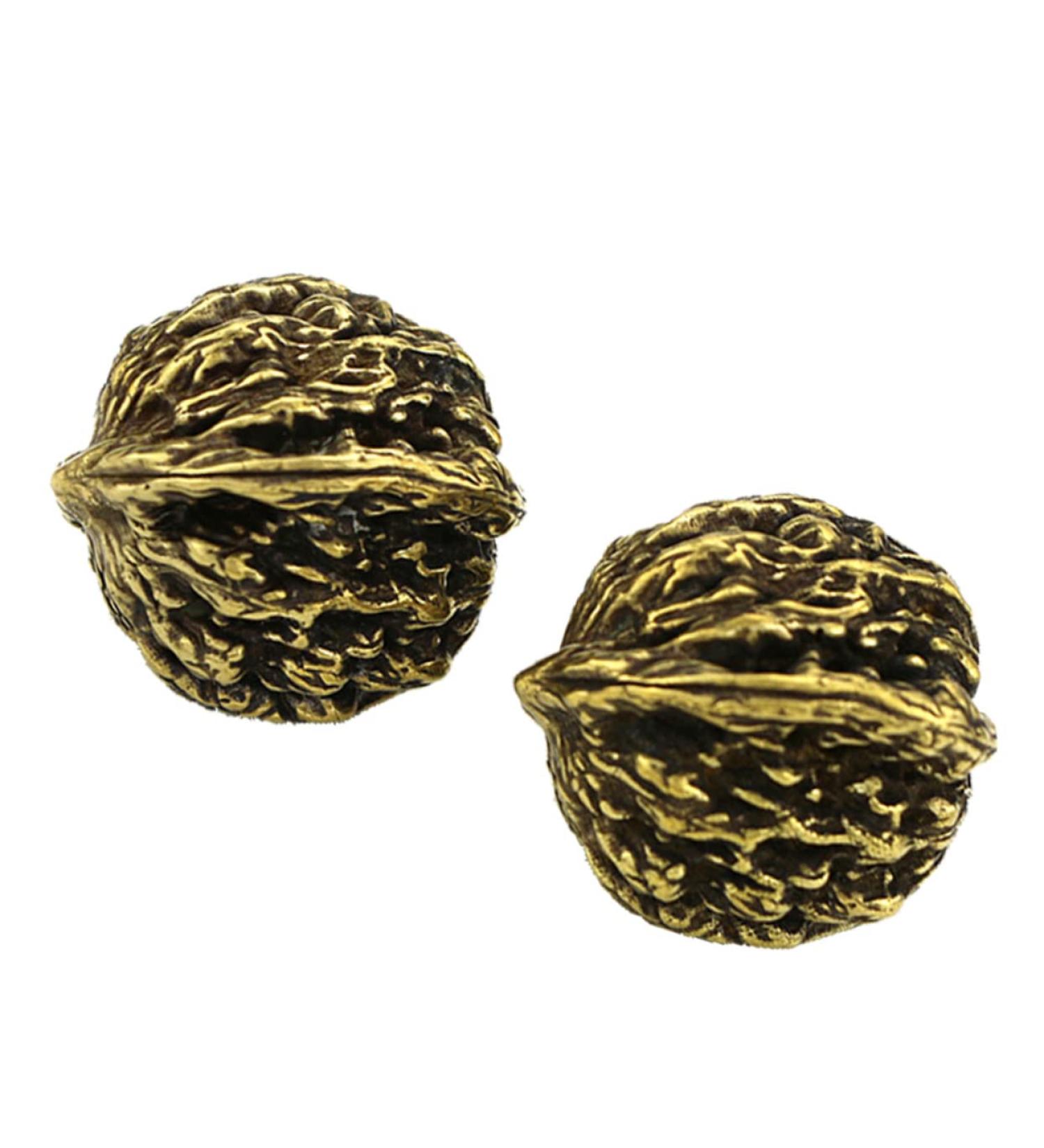 Ibasenice Copper Walnut Massage Balls - Manual Foot & Body Massager | Chinese Massage Balls for Relaxation & Exercise - Buy Online on GoSupps.com