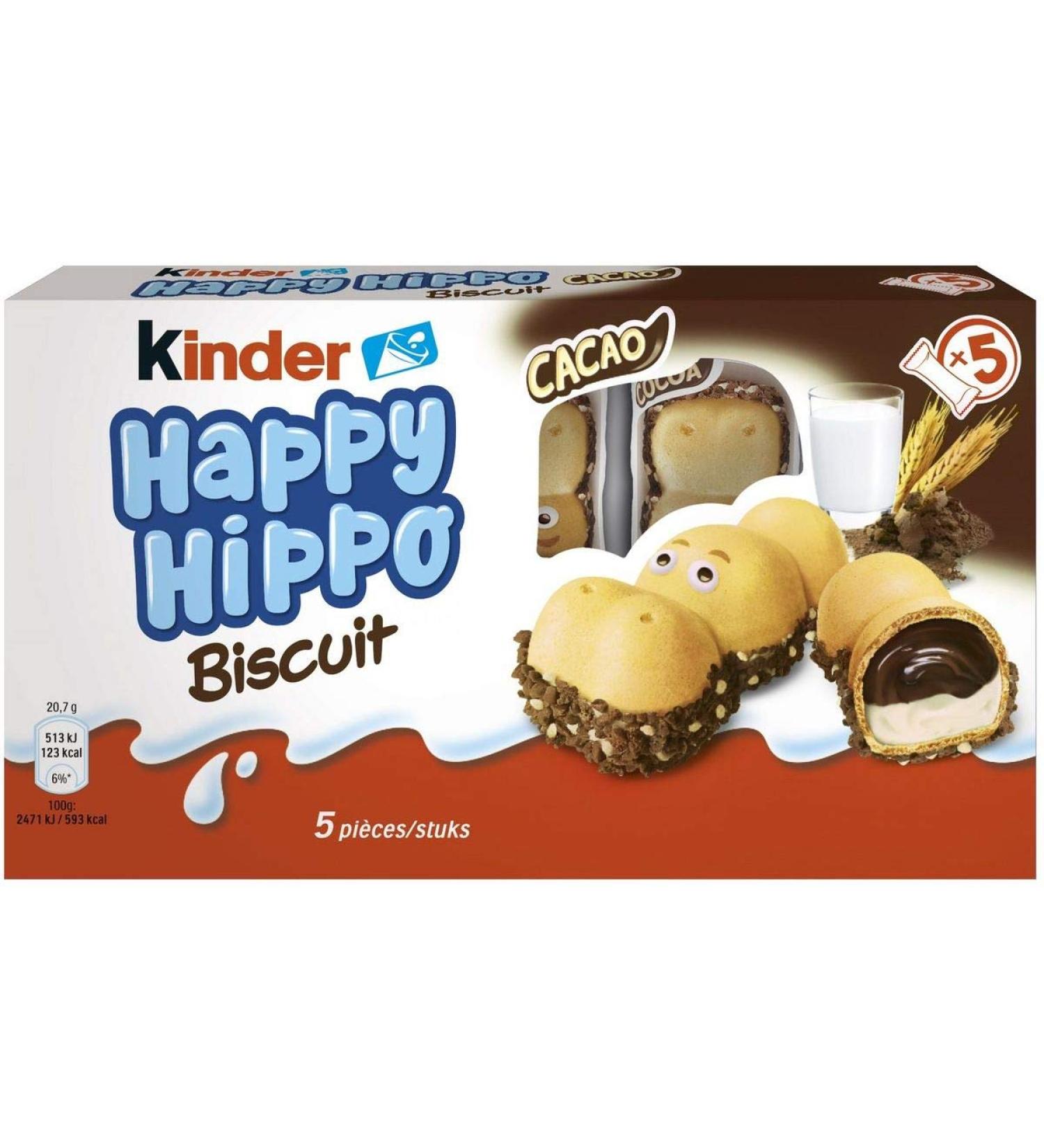 Kinder Happy hippo cocoa - Box of 104 g - Buy Online on GoSupps.com