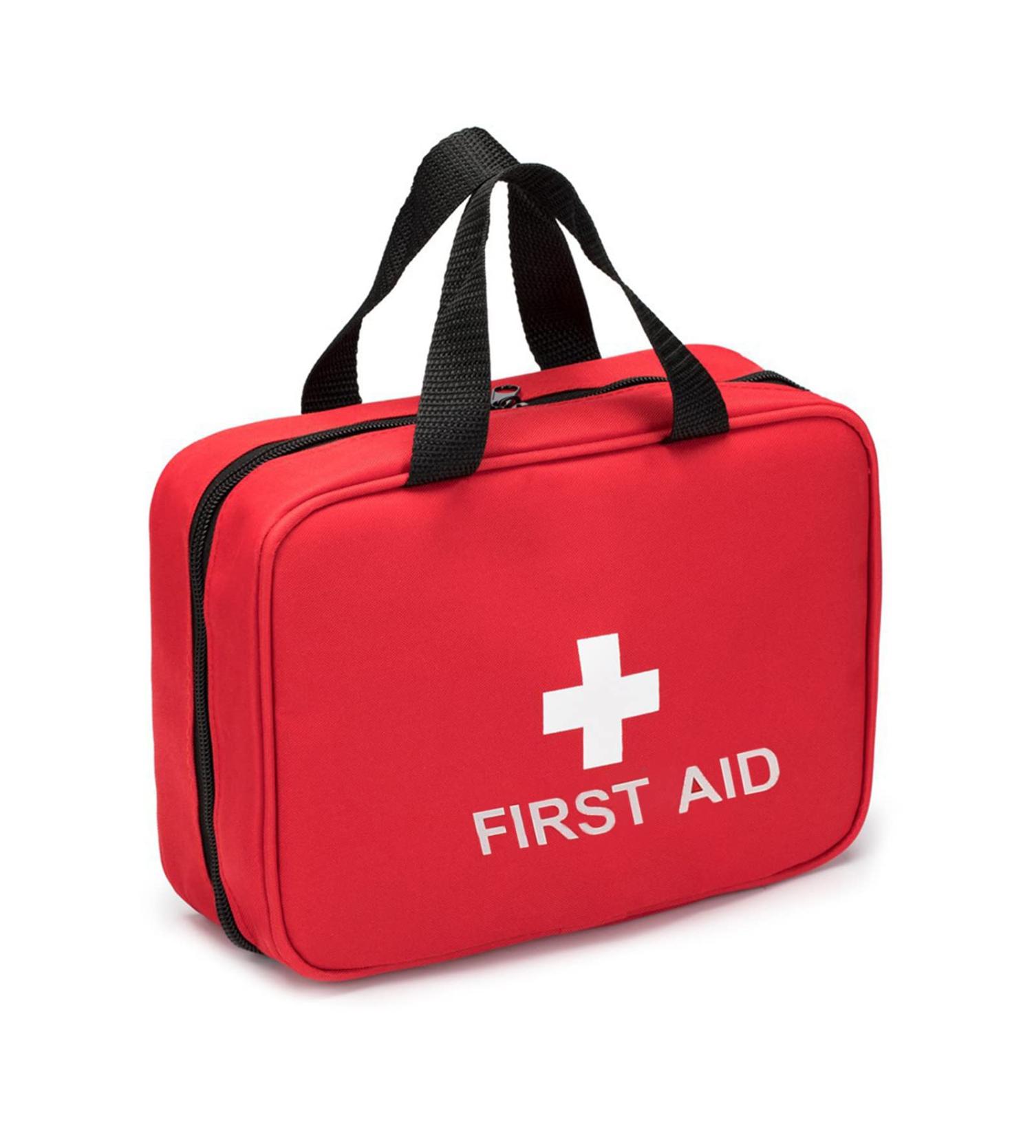UV Stylish Medicine Bag Travel | Portable Empty First Aid Kit for Home Office Car Camping & Hunting - Red - Buy Online on GoSupps.com