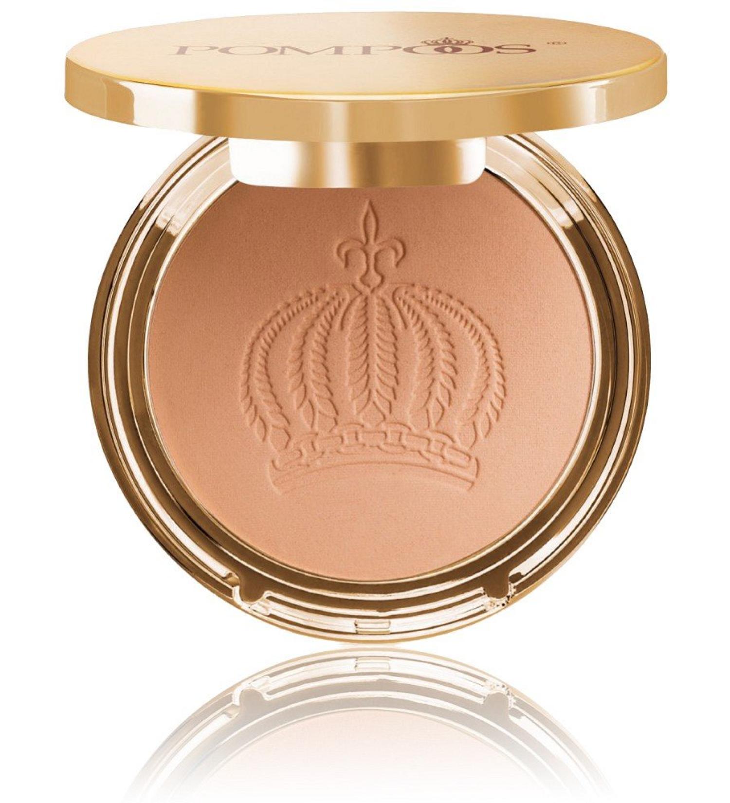 Harald Gl ckler Pomp s Cosmetics Compact Powder No. 04 Golden - 9g Pressed Make-up with Puff for Flawless Complexion - International Shipping Available - Buy Online on GoSupps.com