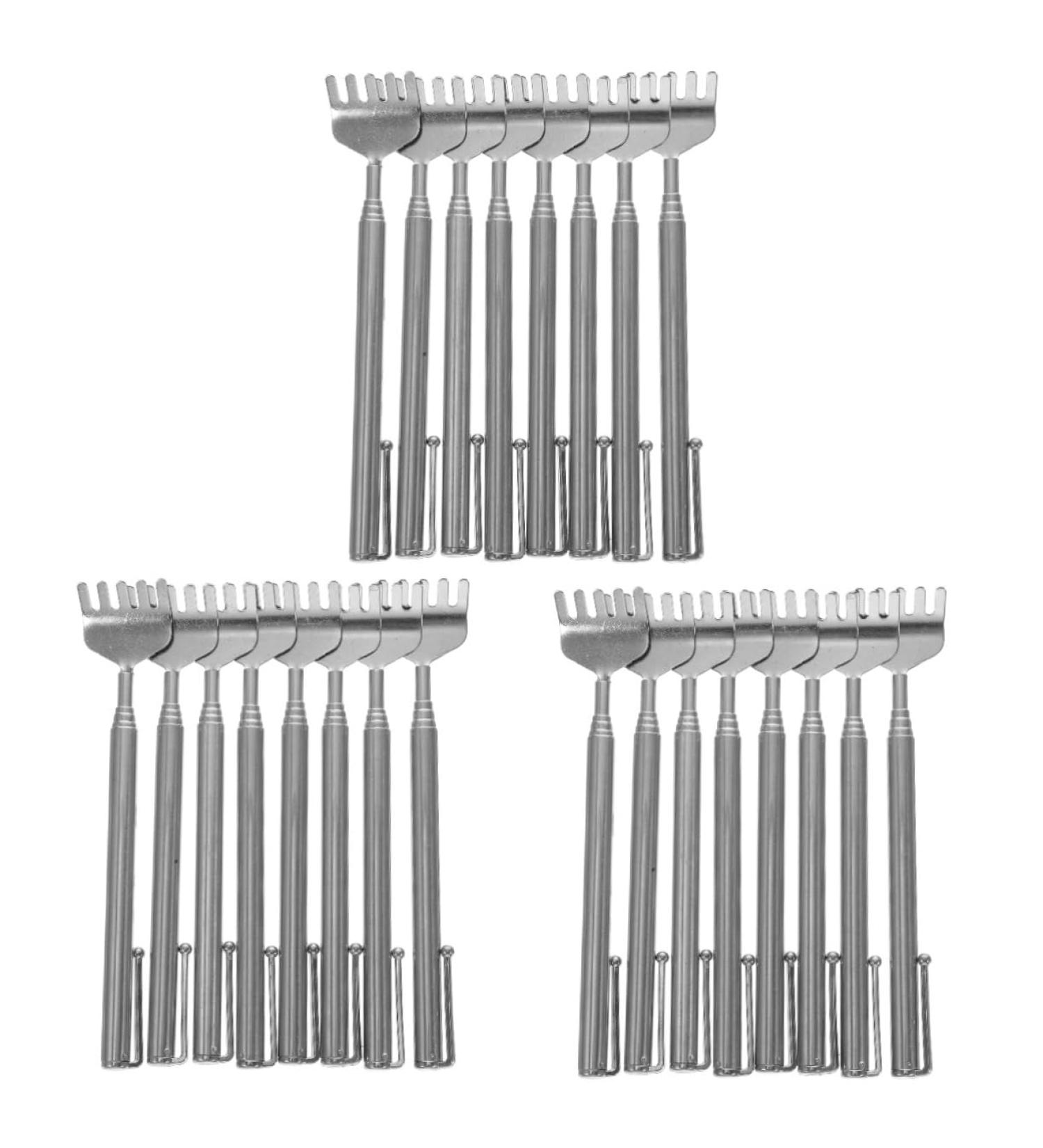 TOVINANNA 24 STK Scratch Arm Massage Device - Stainless Steel Back Massager for Adults Relieve Itching & Tickle - Perfect Relaxation Tool for International Shipping - Buy Online on GoSupps.com