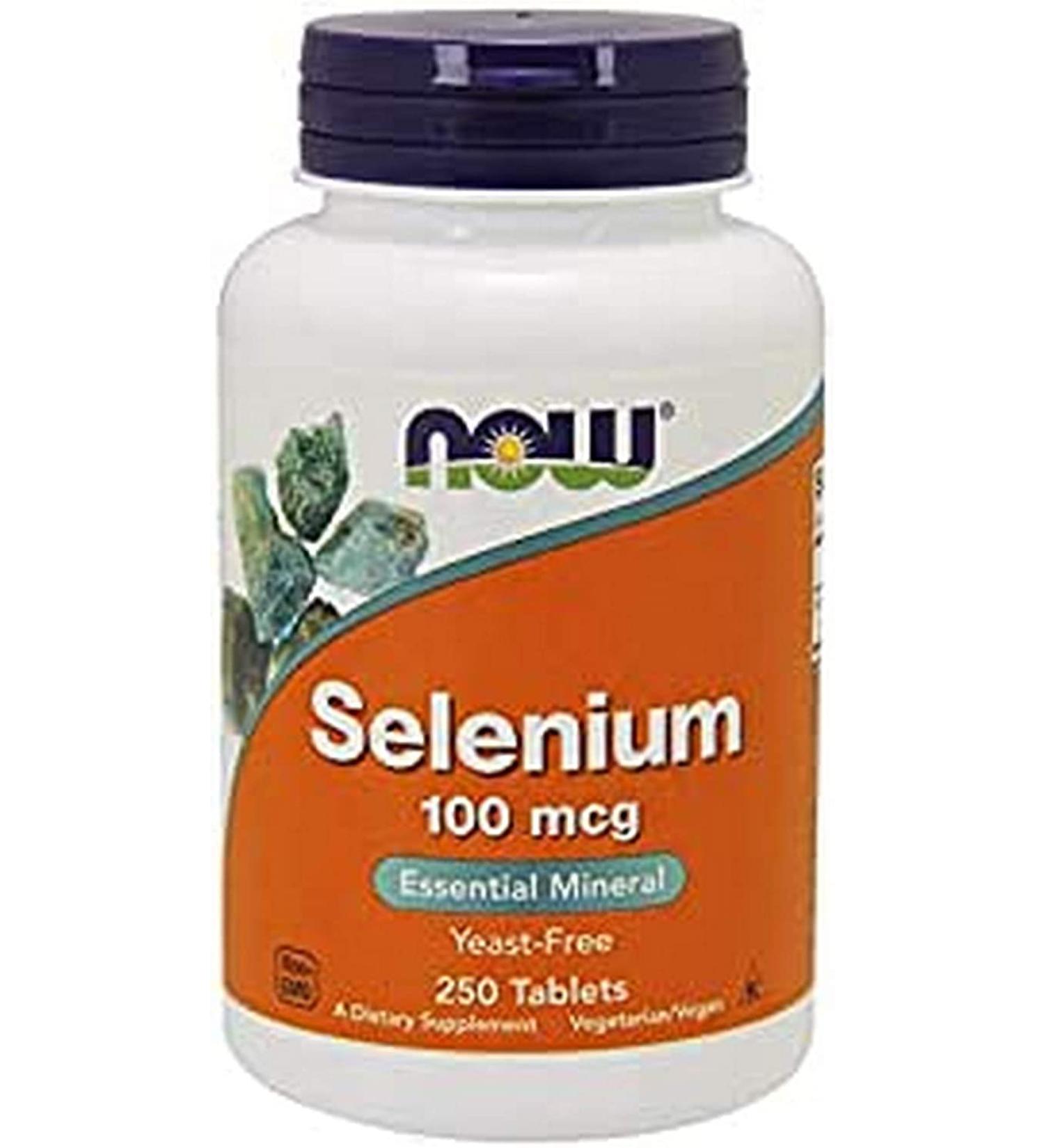 Now Foods Selenium 100mcg Yeast Free 250 Tablets (3-Pack) - Buy Online on GoSupps.com