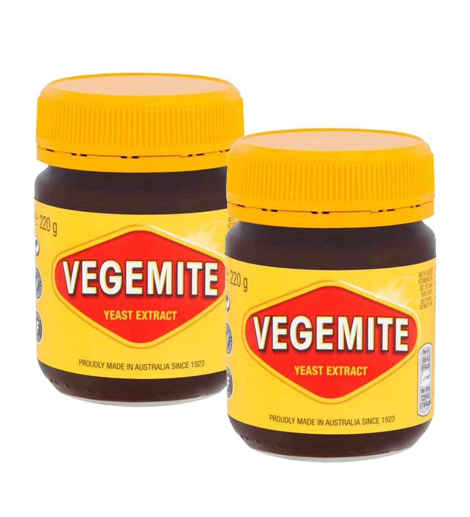 Vegemite Yeast Extract 220g (Pack of 2)