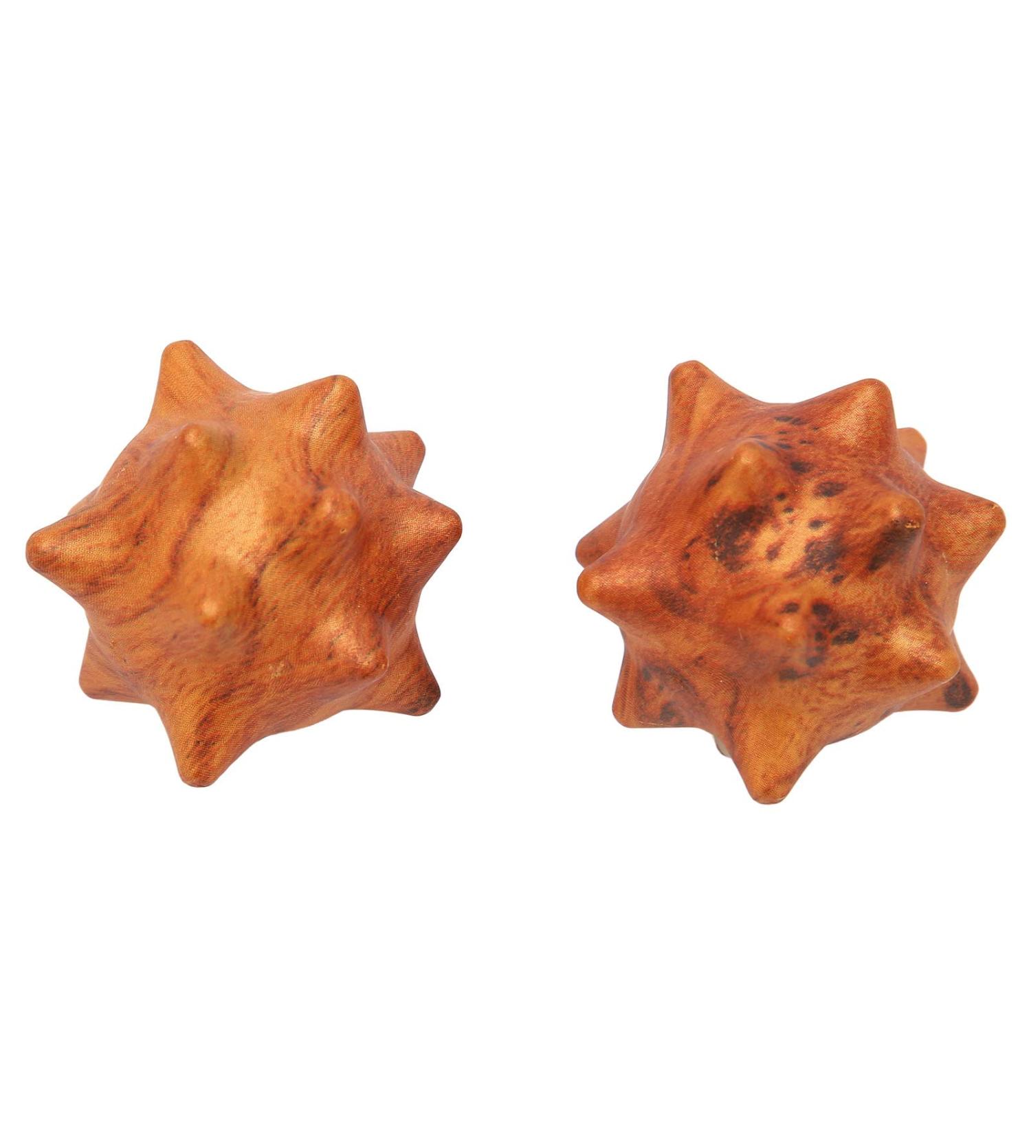 Relaxing Wooden Palm Massage Tool for Elderly - Prickly Acupuncture Points & Hand Massage - Buy Online on GoSupps.com