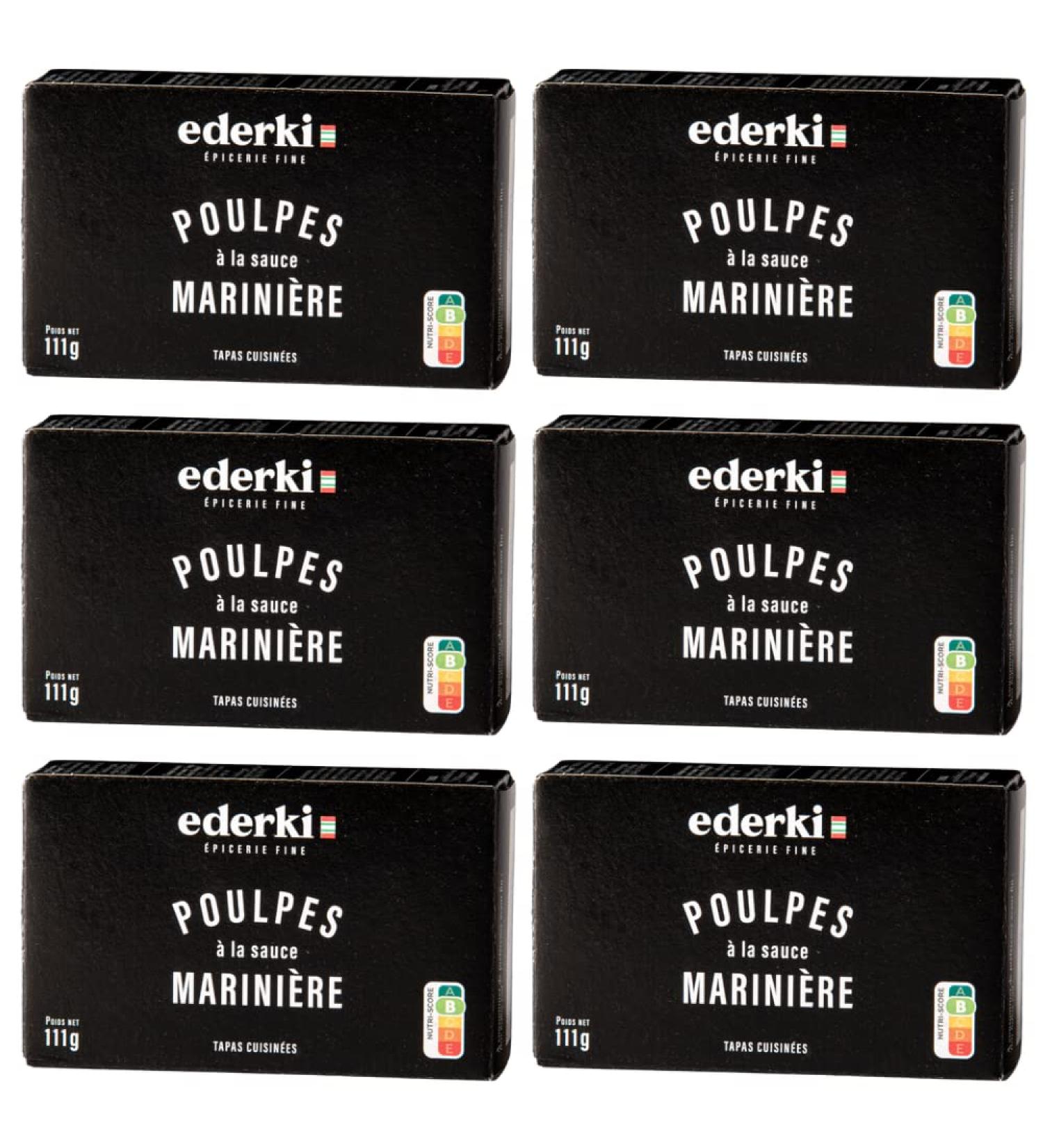 Octopus in Marini re Sauce 111g Ederki x 6 - Buy Online on GoSupps.com