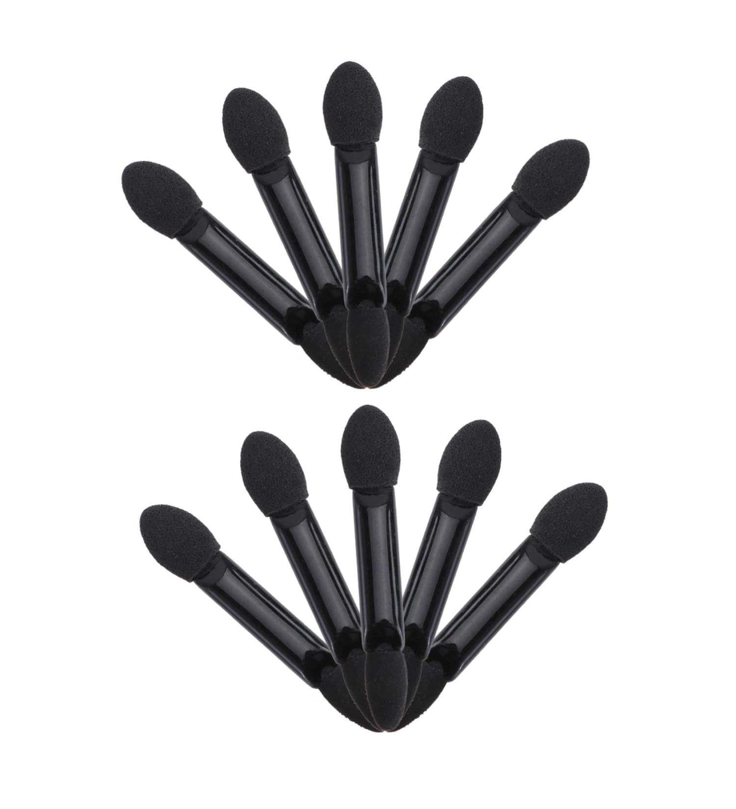 MAGICLULU 10pcs Dual Sided Eye Shadow Brush Nails Kits Applicator Double Sided Brush Makeup Set Sponge - Buy Online on GoSupps.com