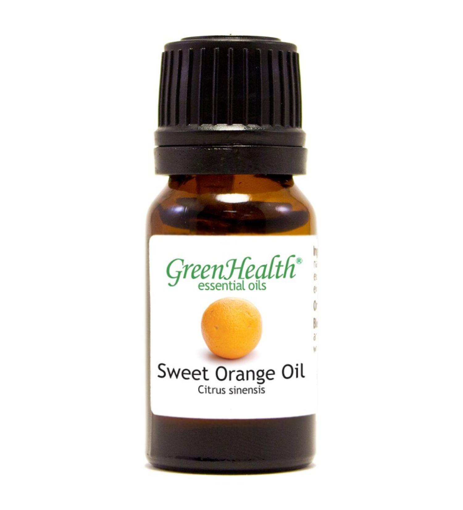 10 ml Orange Sweet Essential Oil (100% Pure & Uncut) - GreenHealth - Buy Online on GoSupps.com