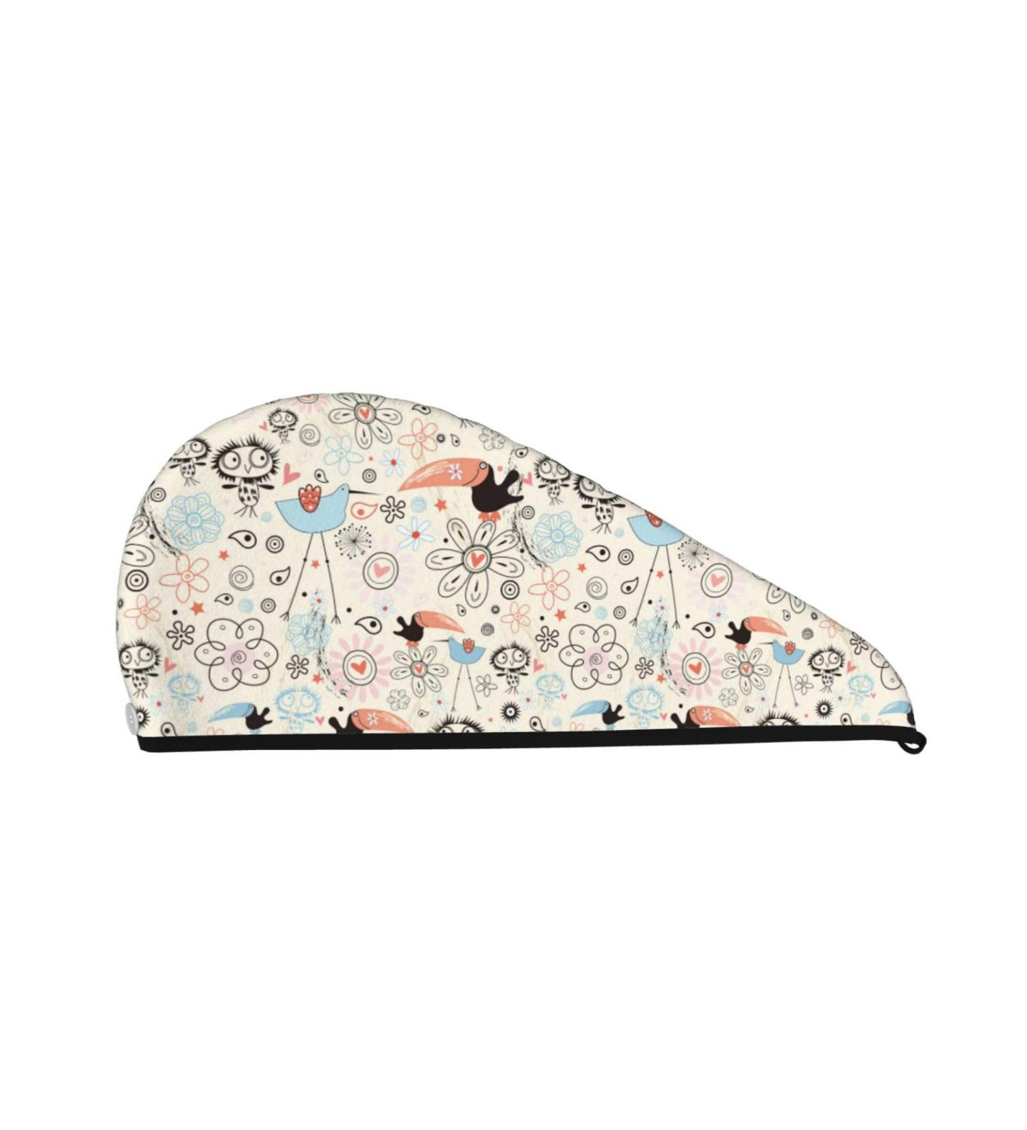 Funniest Birds Microfiber Hair Towel - Soft Super Absorbent & Quick Dry Wrap for Long Curly & Thick Hair - Perfect for Women - Buy Online on GoSupps.com
