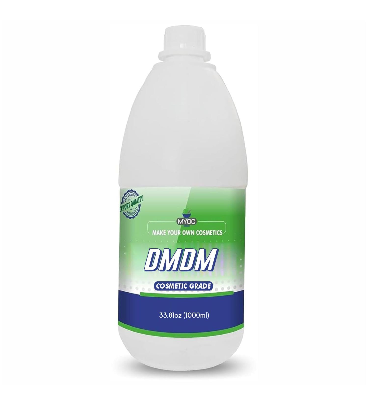 DMDM Hydantoin Cosmetic Grade 1000 ml / 33.8 fl oz - Preservative for Skincare Haircare and DIY Cosmetic Formulations