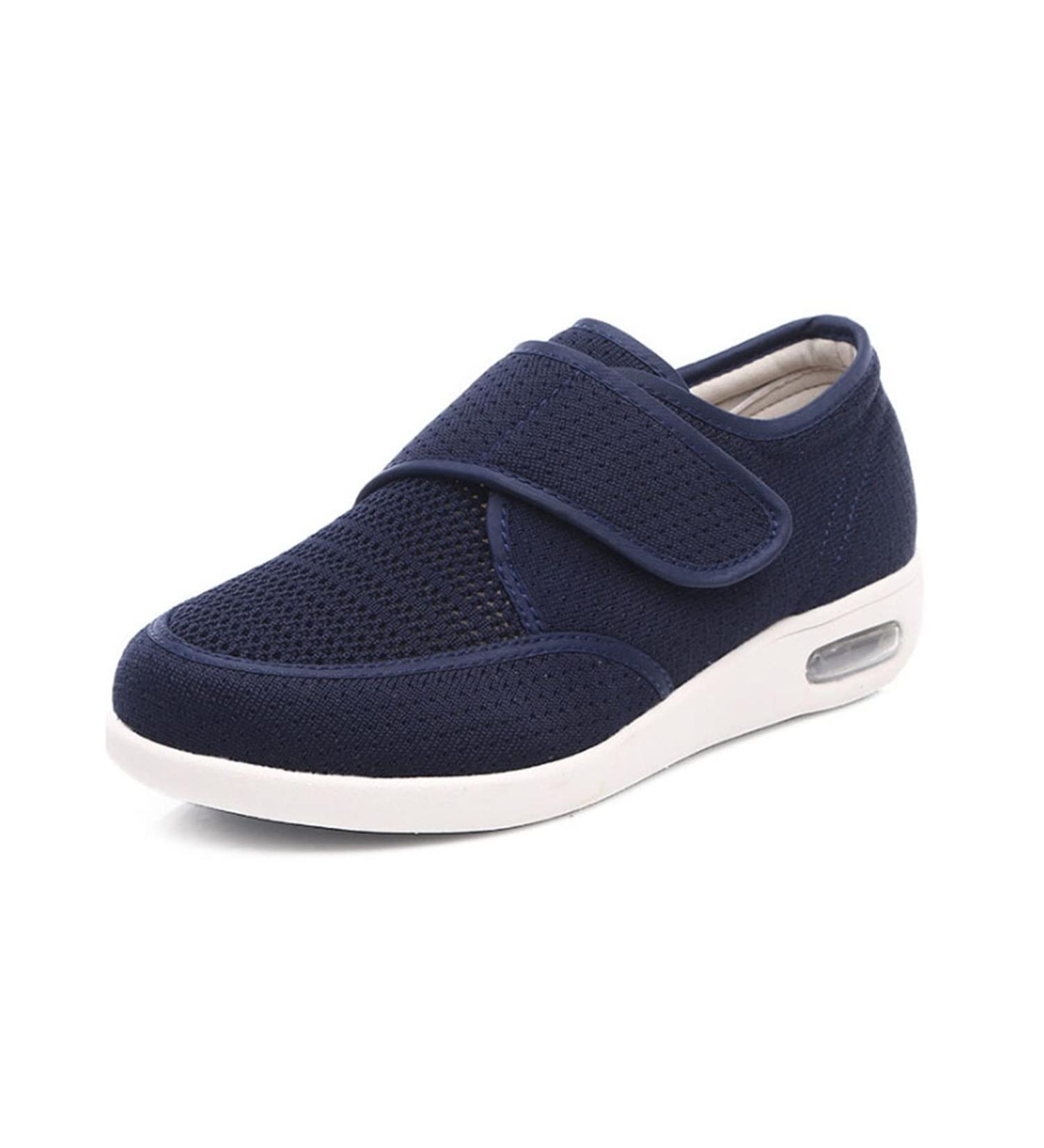 Yytcsjz Men's Diabetic Shoes Wide Width Adjustable Large Size Walking Shoes - Blue - Buy Online on GoSupps.com