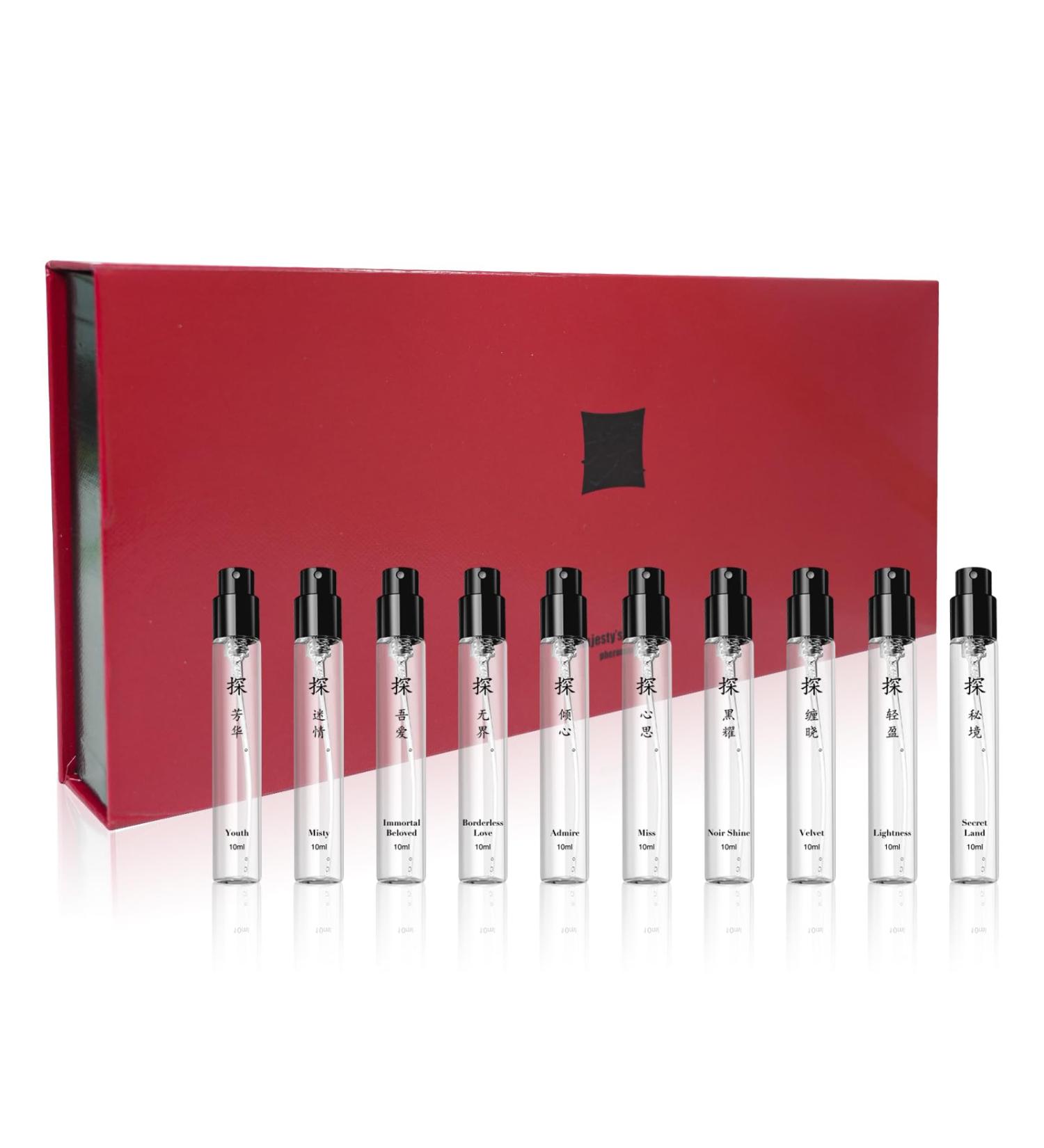 MAJESTY S SECRET PHEROMAX Perfumes for Women Samples Set Mini Eau De Parfum Spray Ladies Perfume Gift Sets Travel Size Womens Fragrance Edp Perfume for Women Long Lasting (TAN ROU) - Buy Online on GoSupps.com
