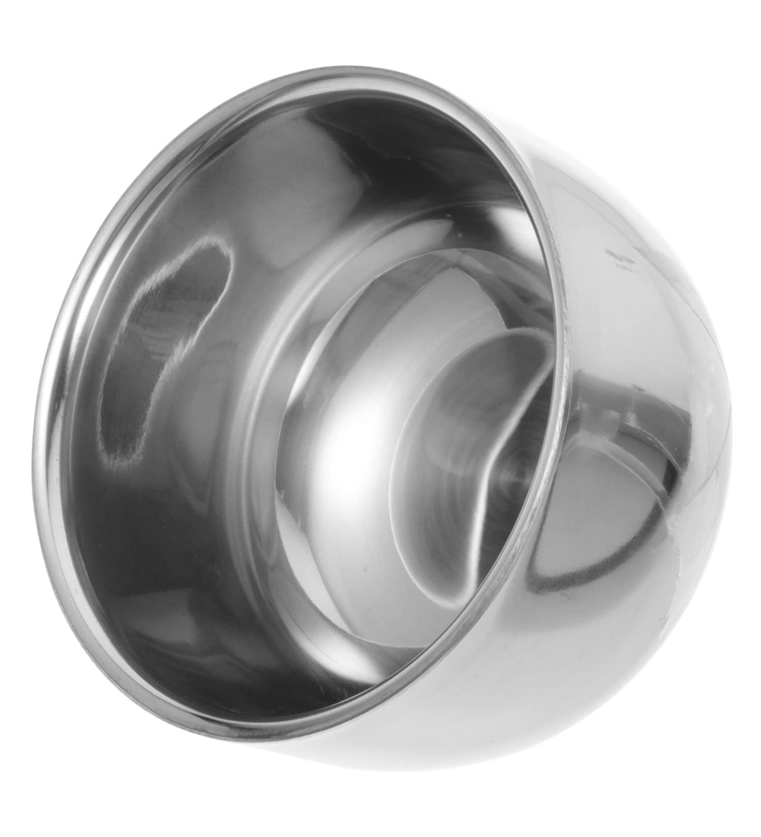 Moluckfu Bartbrush Shell Metal Shaving Cup - Portable Reusable Razor Bowl for Men | Perfect Gift for Shaving Enthusiasts - Buy Online on GoSupps.com
