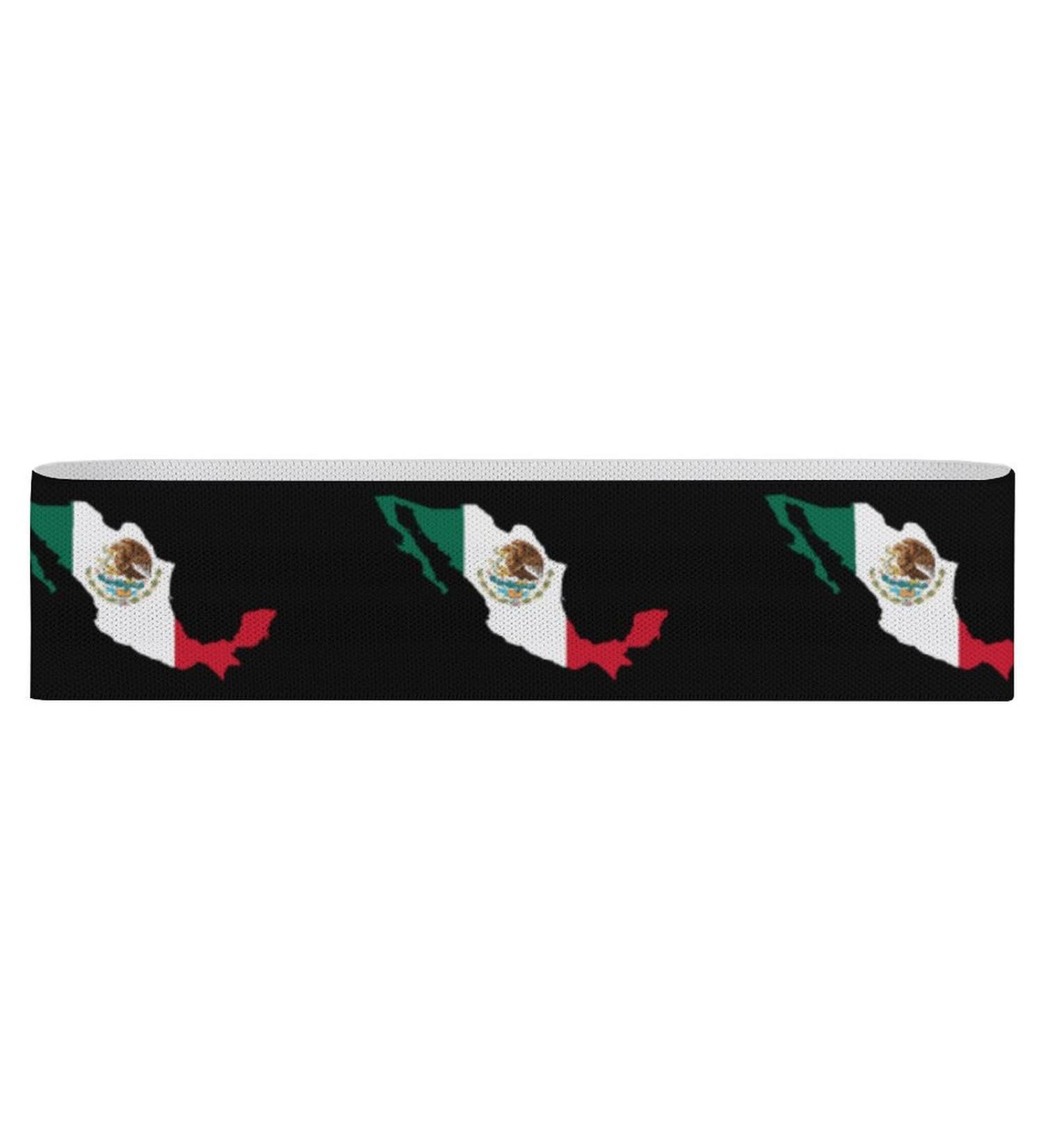Mexico Flag Resistance Bands - Non-Slip Yoga & Booty Straps for Workouts & Physical Therapy | International Shipping - Buy Online on GoSupps.com