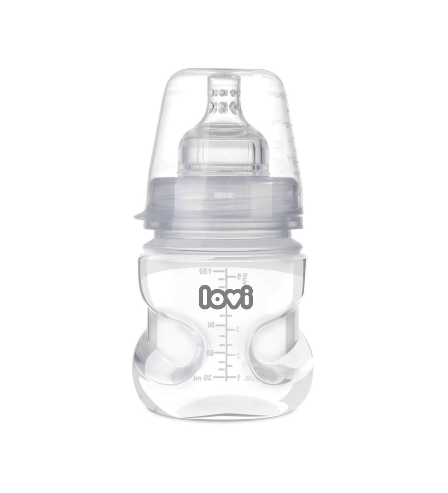 LOVI Anti-Colic Baby Feeding Bottle 150ml with Dynamic Teat | Super Air Vent System | Protects Sucking Reflex | Medically Tested - Buy Online on GoSupps.com