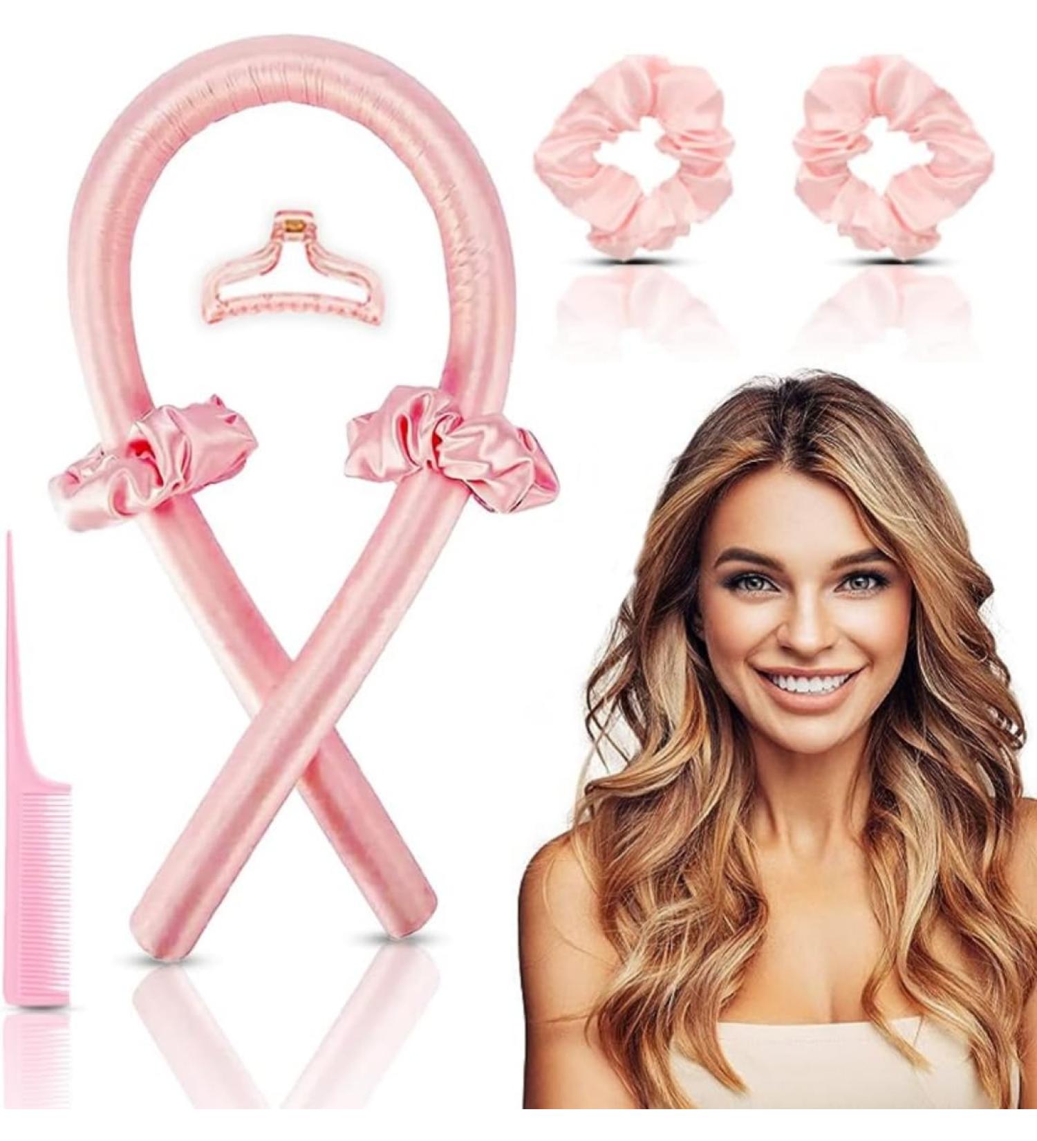 ZAIDIES Heatless Curling Rod Set - Headband for Overnight Hair Curling - Short Satin Silk Styling Tools for Long & Medium Hair - Buy Online on GoSupps.com