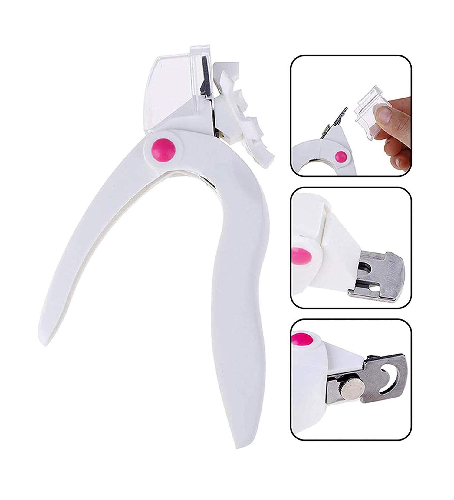 False Nail Tip Cutter Clipper - 2PC Manicure Tool for Acrylic & Gel Nails | Nail Edge Trimmer with 3 Styles - Perfect for Professional Nail Art - Buy Online on GoSupps.com