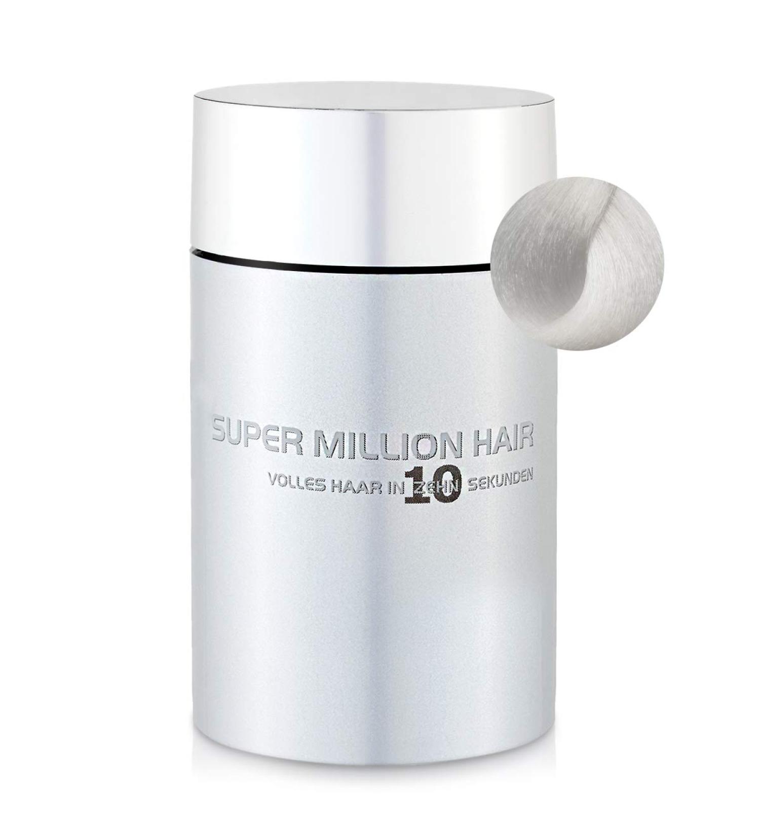 Super Million Hair Fibers - Premium Hair Thickening Solution | 15g White | International Shipping - Buy Online on GoSupps.com
