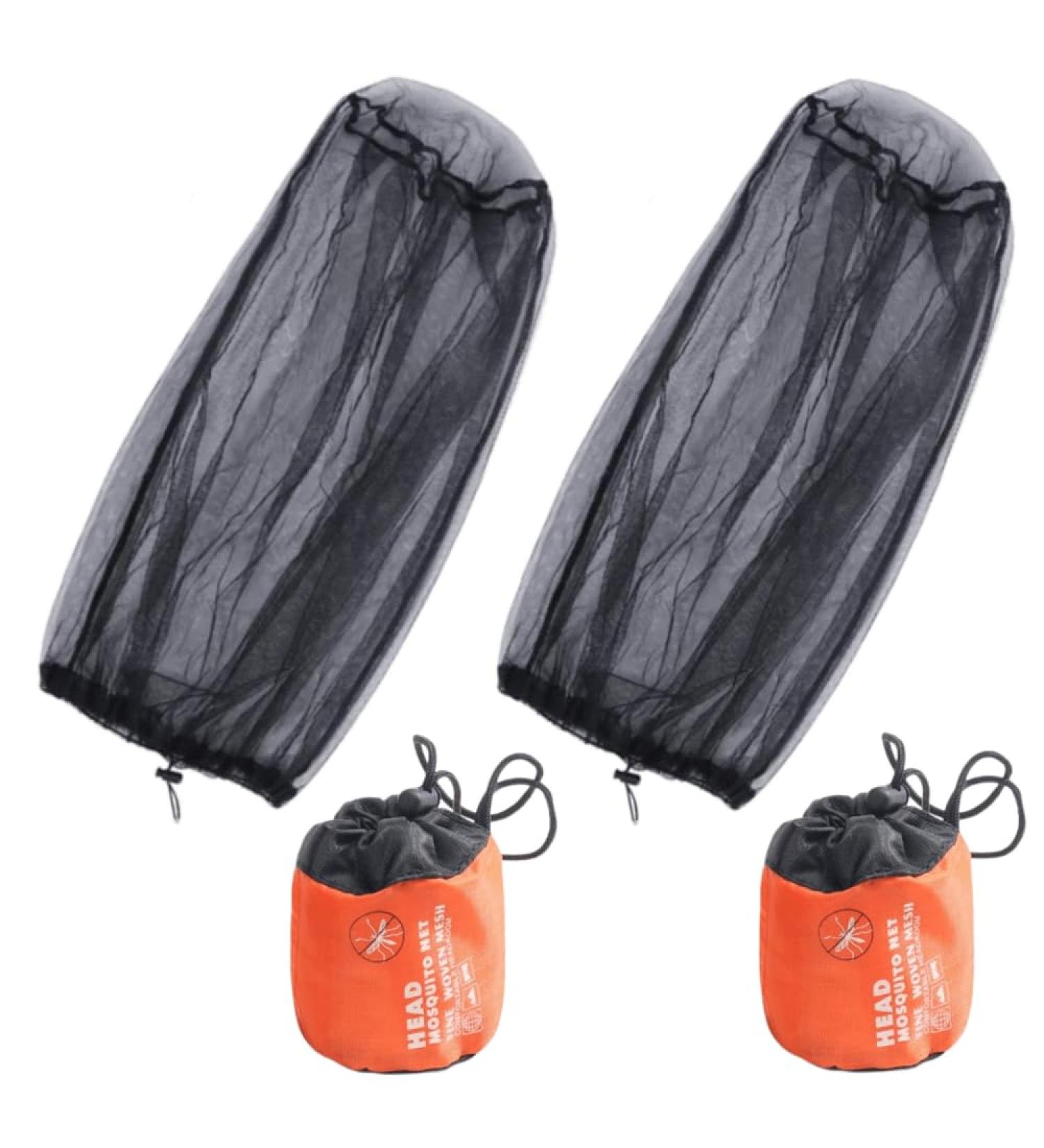 Midge Head Net Set with Storage Bag - Nylon Face Net for Outdoor Activities - Buy Online on GoSupps.com