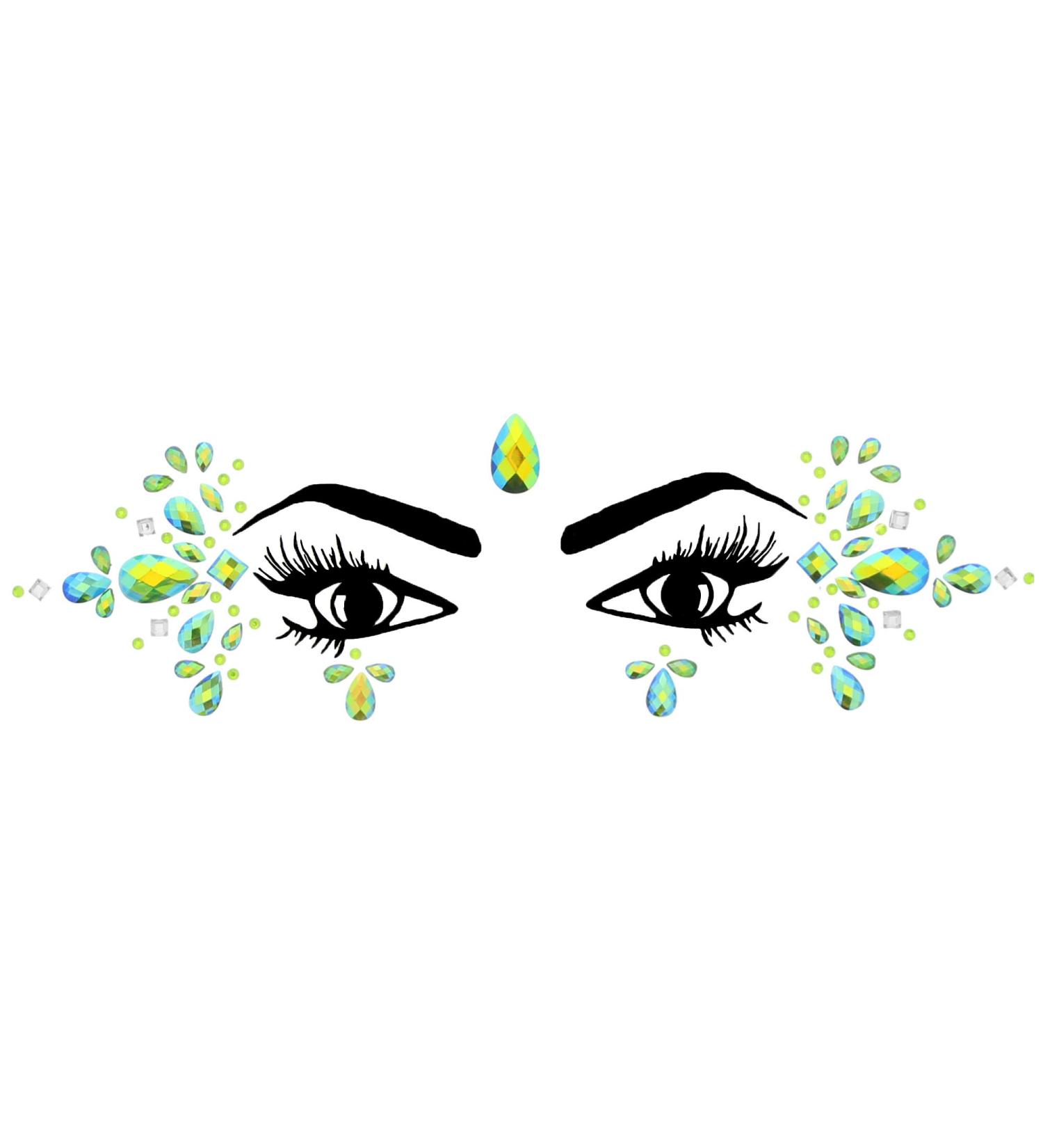Zac's Alter Ego Crystal Stone Face Gems - Bright Festival Body Art | Shop Internationally - Buy Online on GoSupps.com