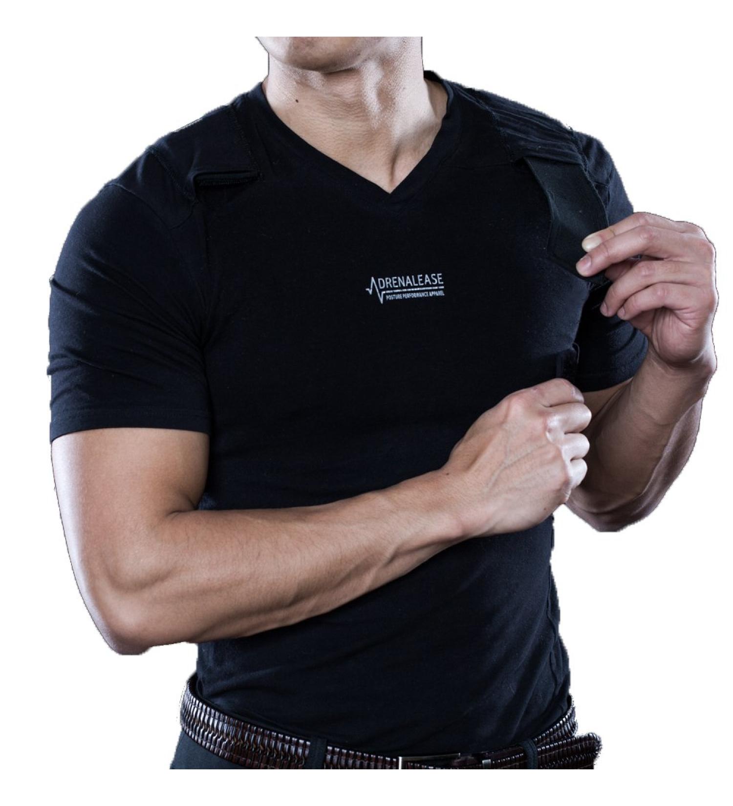 Posture Correction Shirt X-Large Black (Cotton) - Buy Online on GoSupps.com
