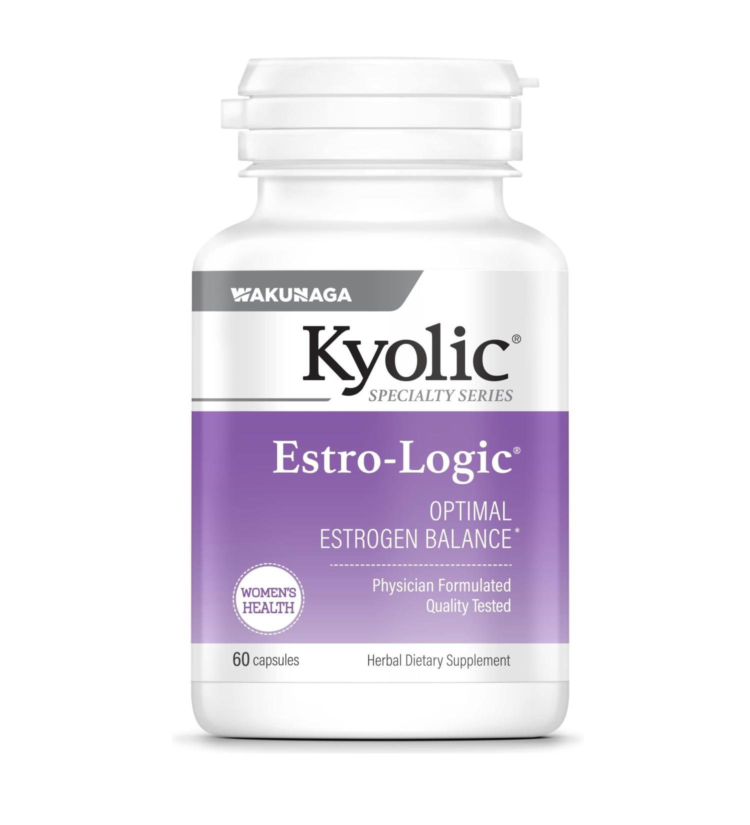 Kyolic Estro-Logic Optimal Estrogen Balance Capsules - 60 count - Buy Online on GoSupps.com