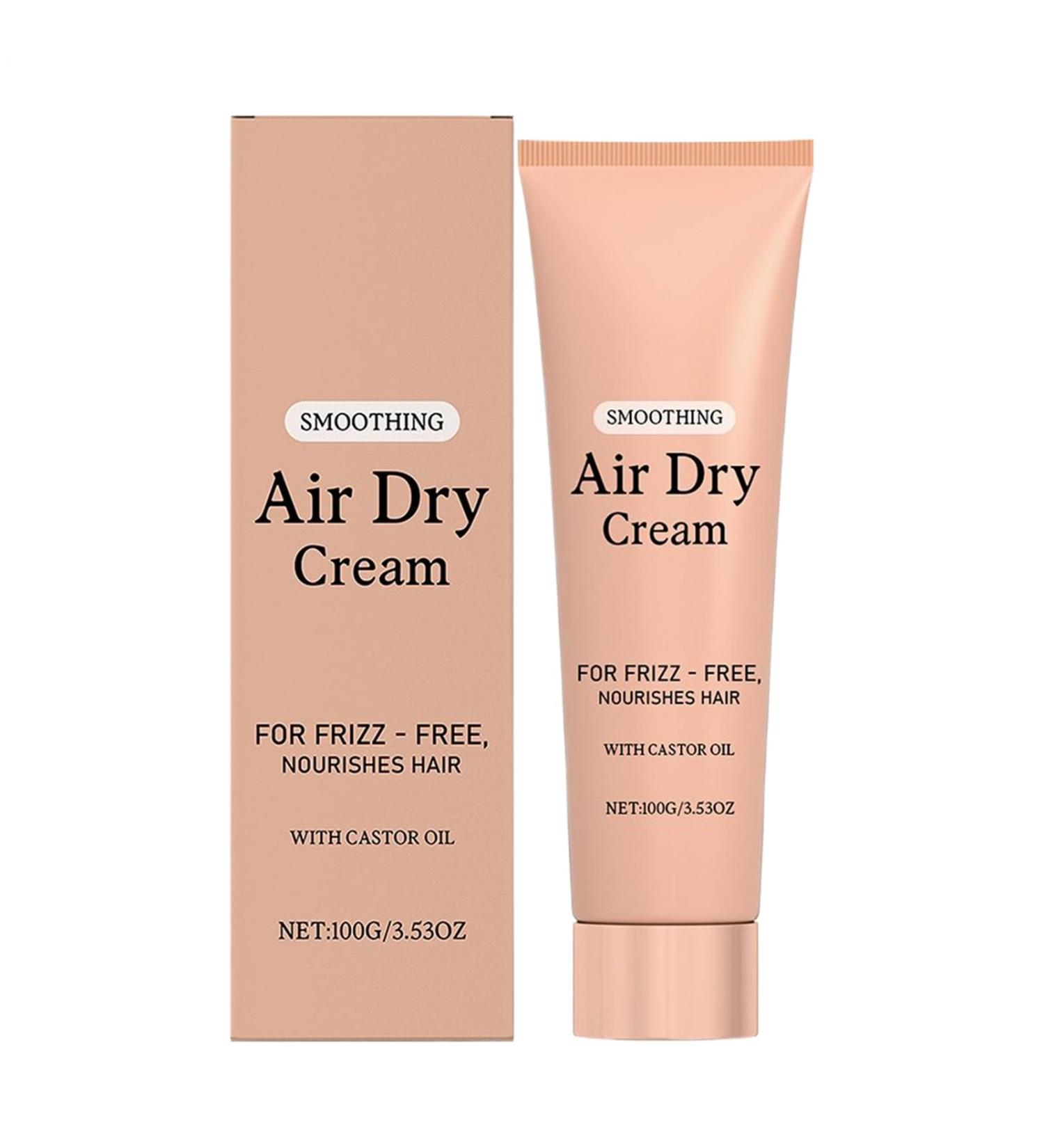 Gupcaqosjw Cream For Frizzy Hair 100ml Air Drying Cream Without Heat Conditioner for Long Lasting Hydration Moisturizing Shiny Light Fixation Curl Enhancing and Defining Irons - Buy Online on GoSupps.com