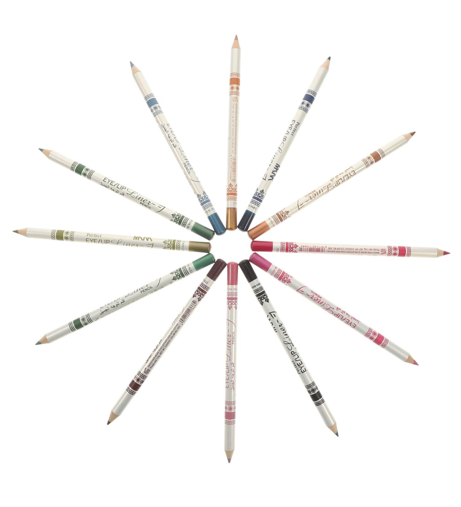 Angoily Eyeliner Waterproof 12 Pcs Eyeliner Pencil Eyeshadow Green Suits Colored Eyeliner Eye Shadow Pen Liquid Eyeliner Mousse - Buy Online on GoSupps.com