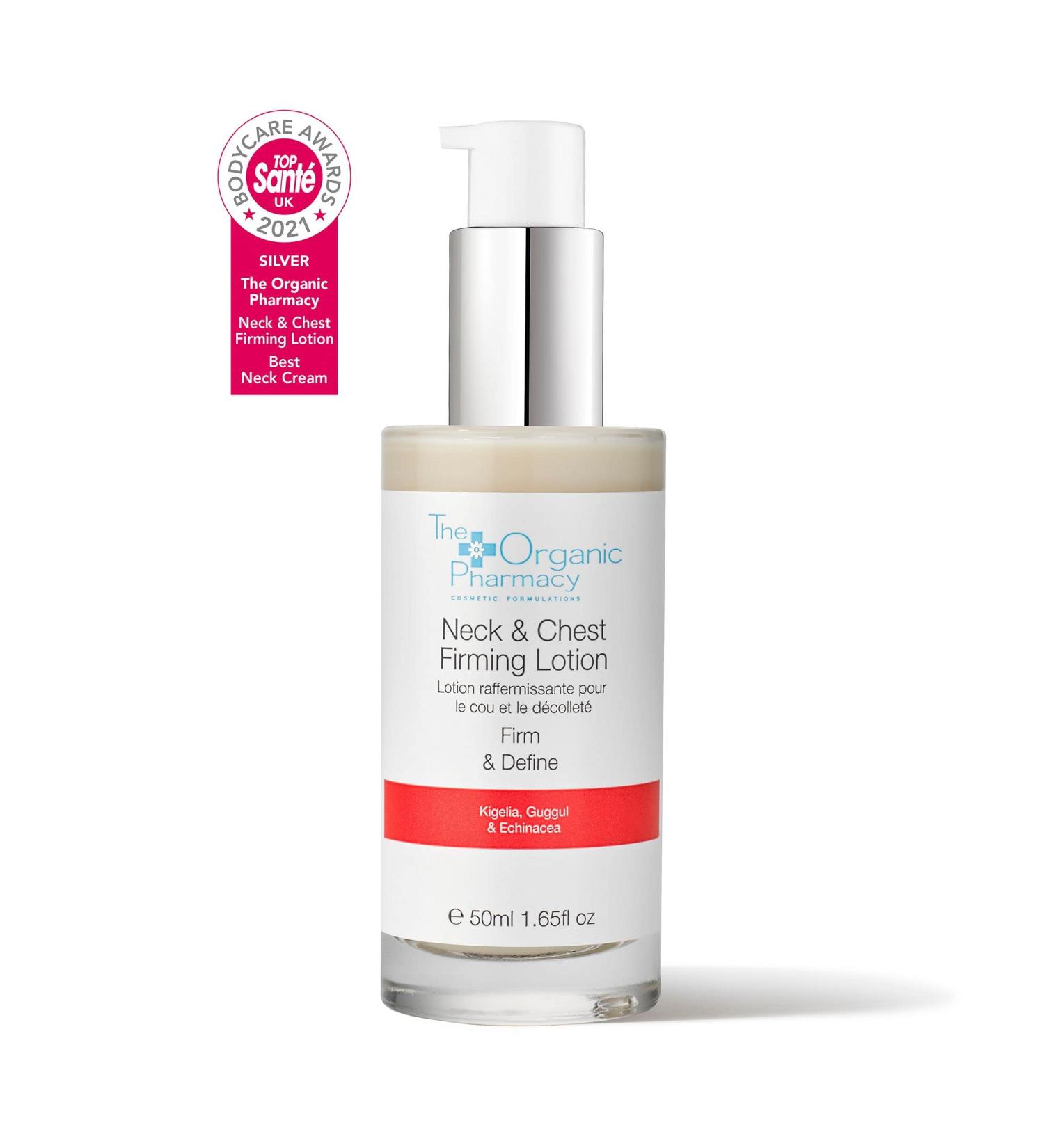 The Organic Pharmacy Chest and Neck Firming Lotion 50ml - Buy Online on GoSupps.com