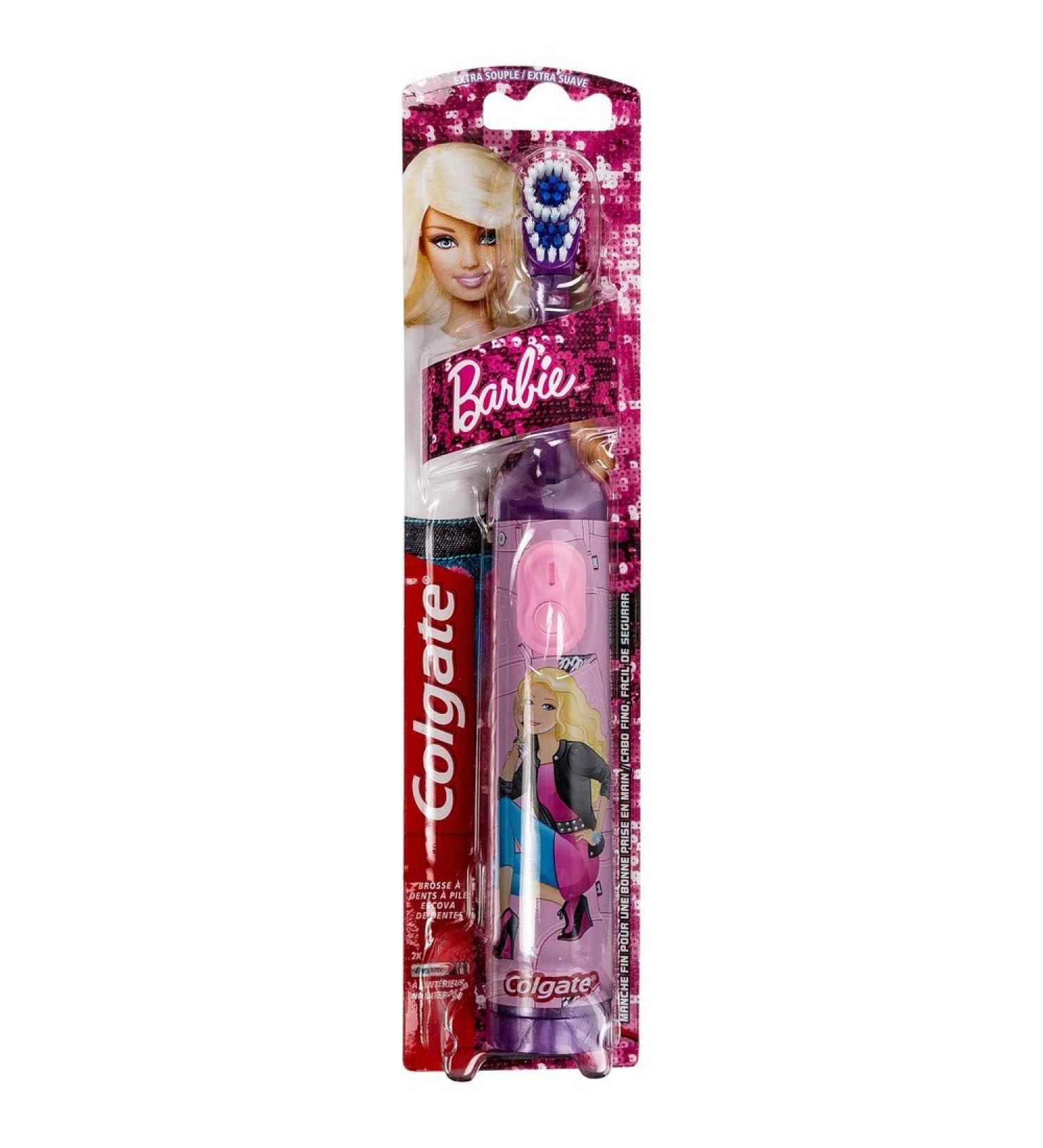 Colgate Barbie Cellular Toothbrush Set of 3 Ideal for Kids | International Shipping Available - Buy Online on GoSupps.com